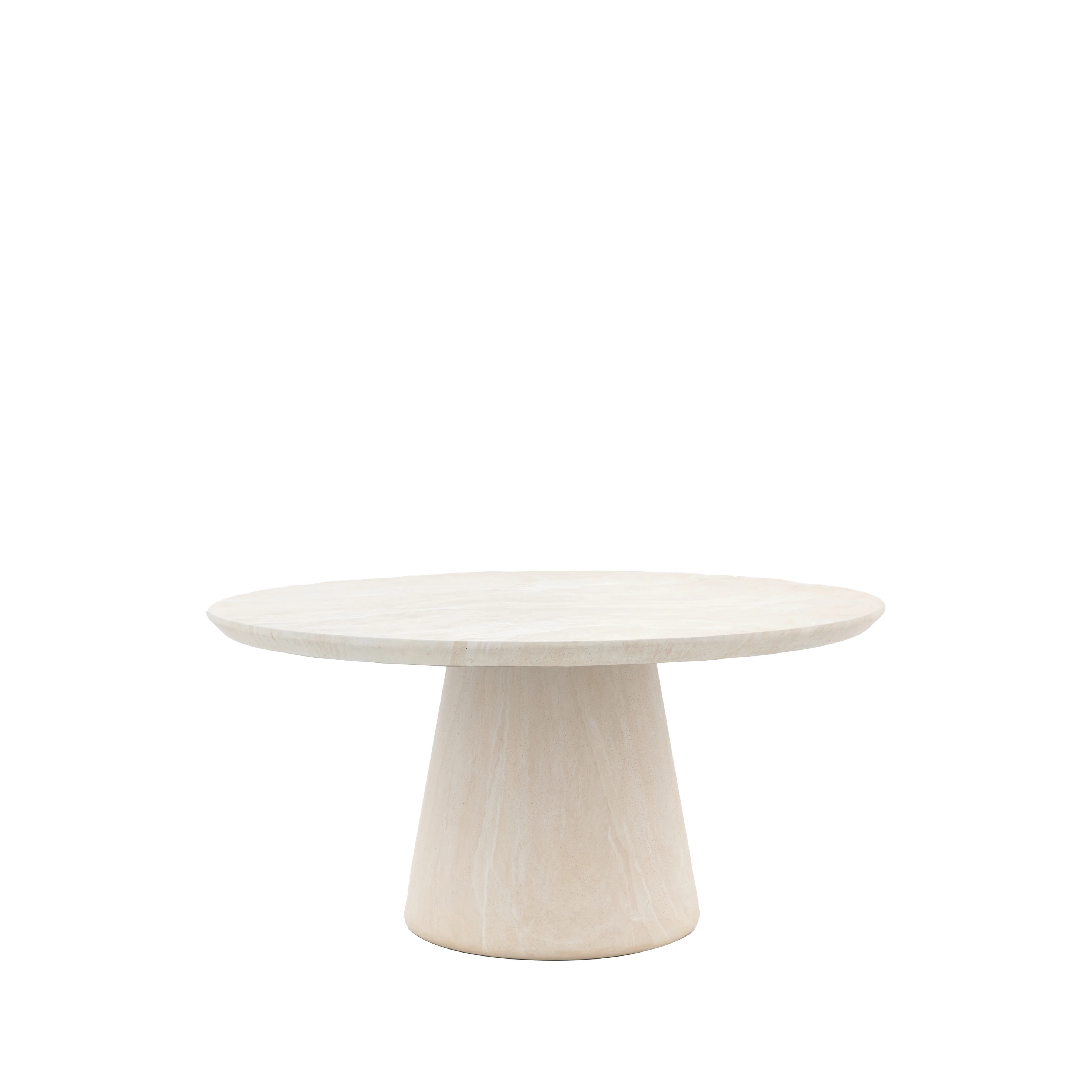 Pedra Round Dining Table | Travertine - Image 3