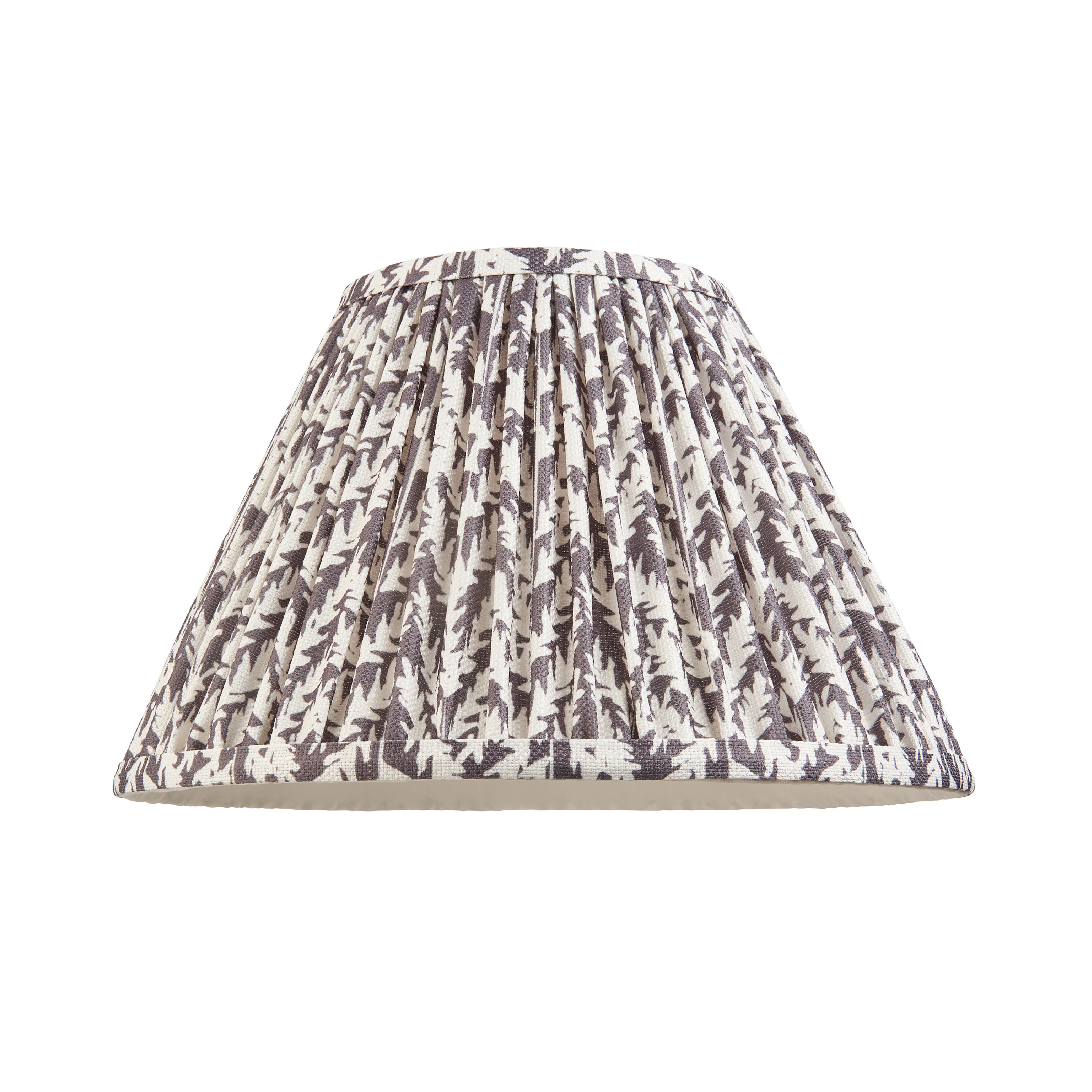 Pleated Fabric Leaf Shade | Pearl Grey - Image 5