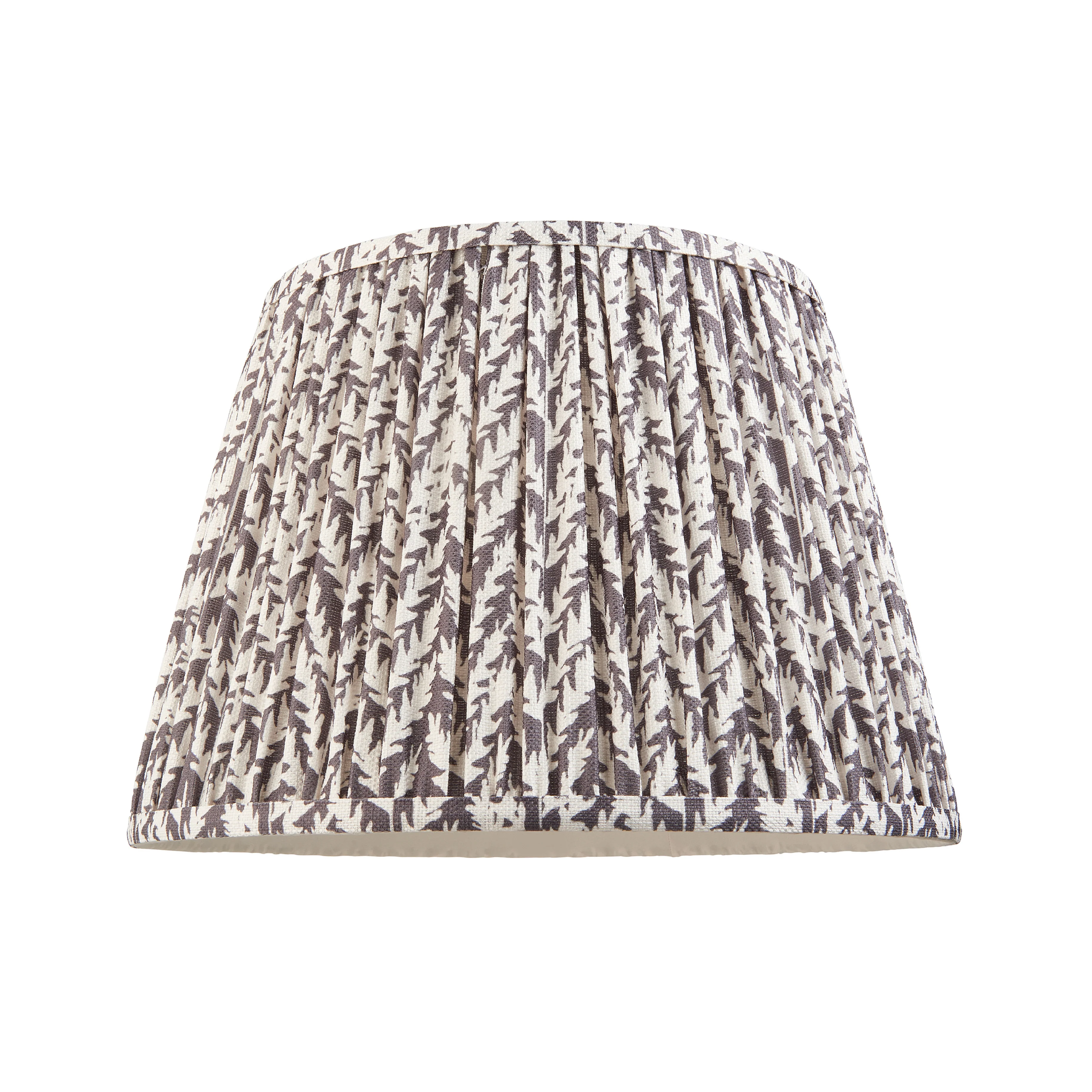 Pleated Fabric Leaf Shade | Pearl Grey - Image 6
