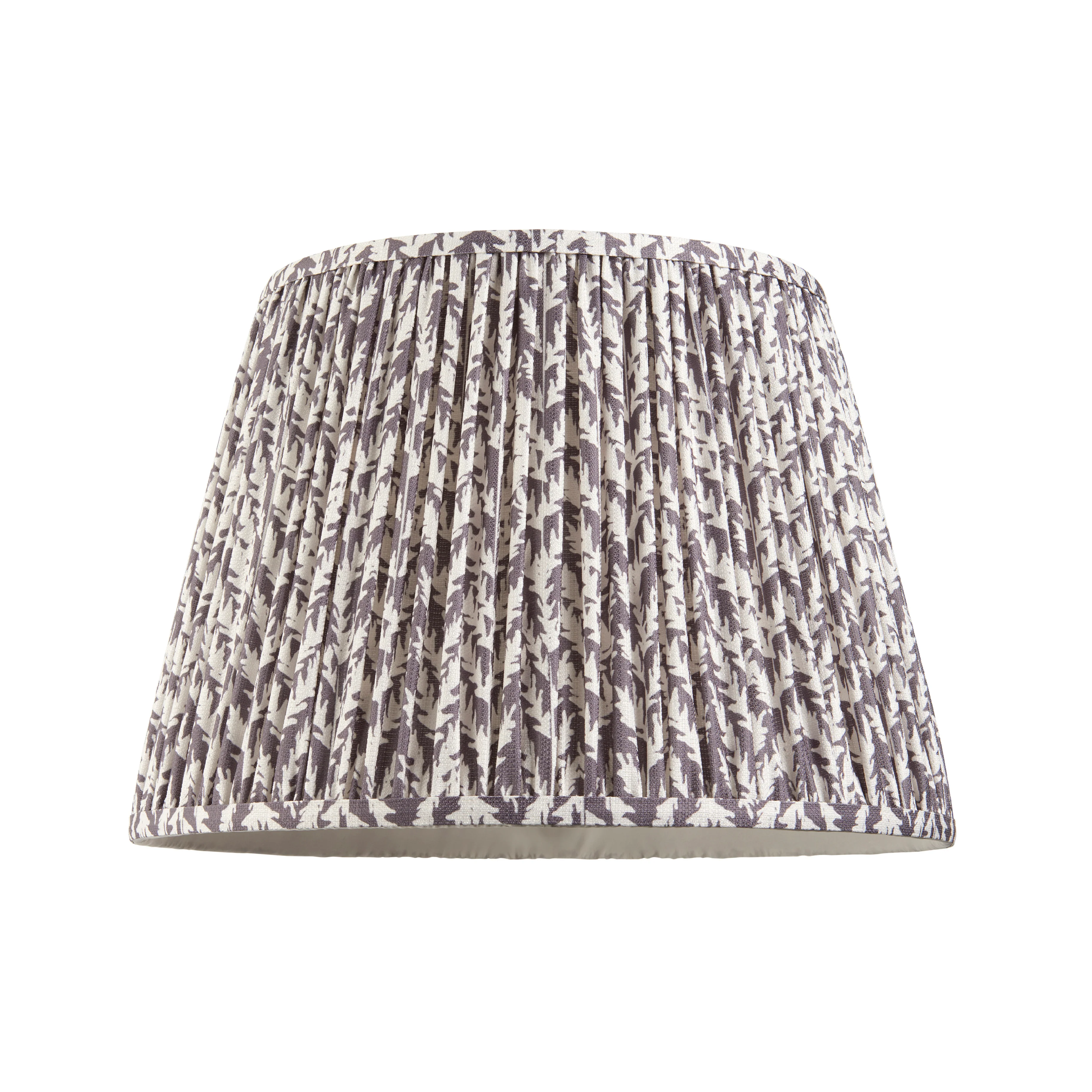 Pleated Fabric Leaf Shade | Pearl Grey - Image 7