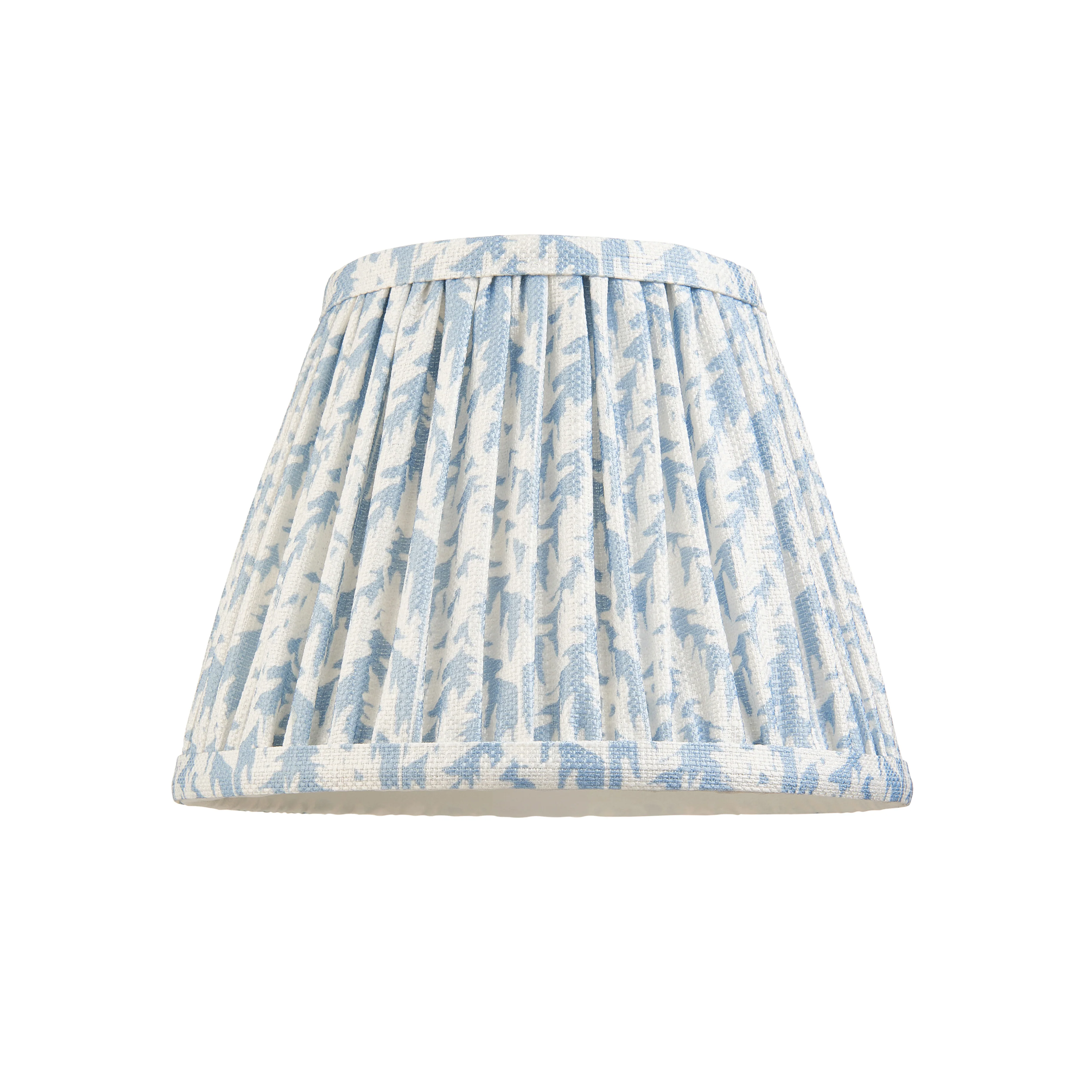 Pleated Fabric Leaf Shade | Shell Bay Blue - Image 3