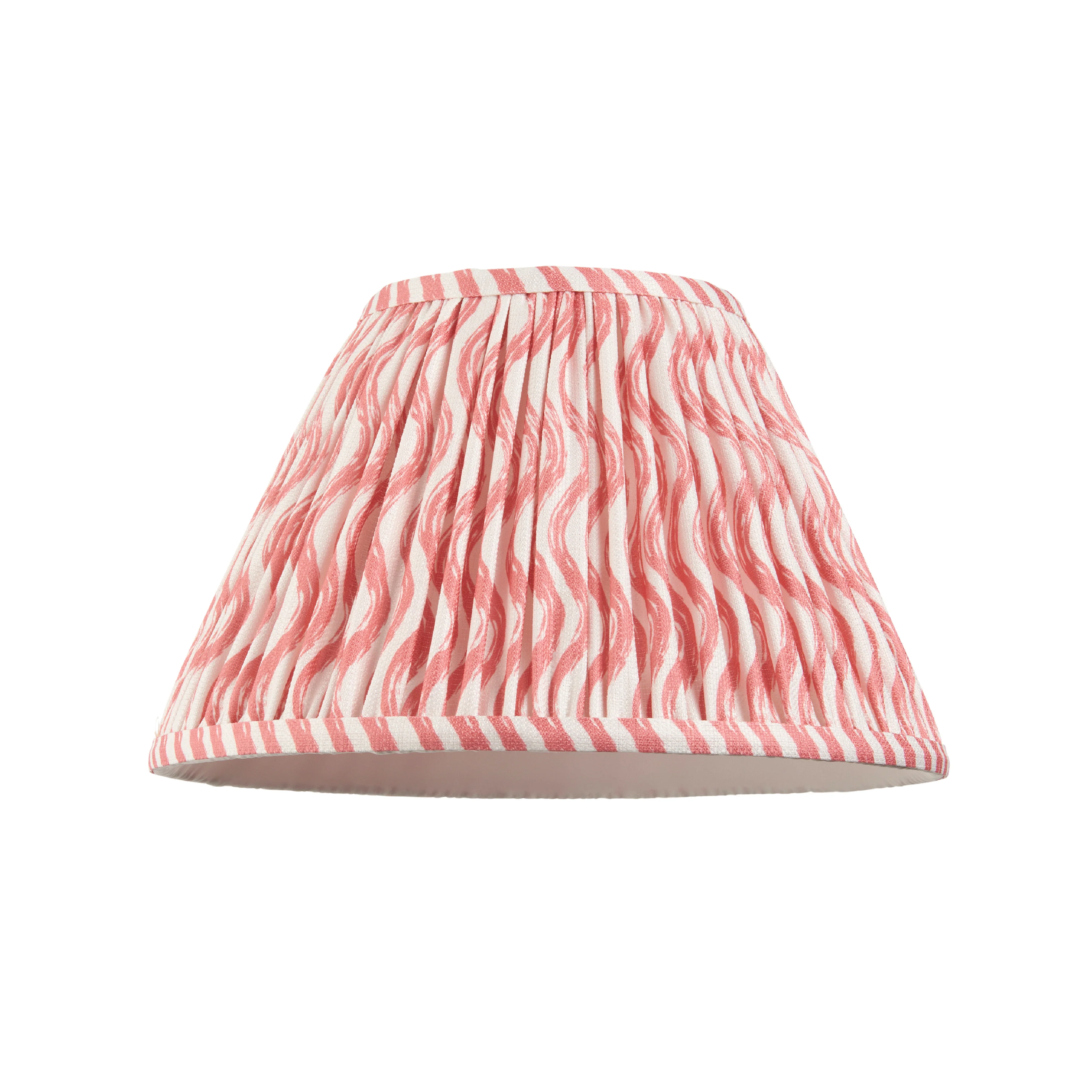 Pleated Fabric Ripple Shade | Coral Pink - Image 5
