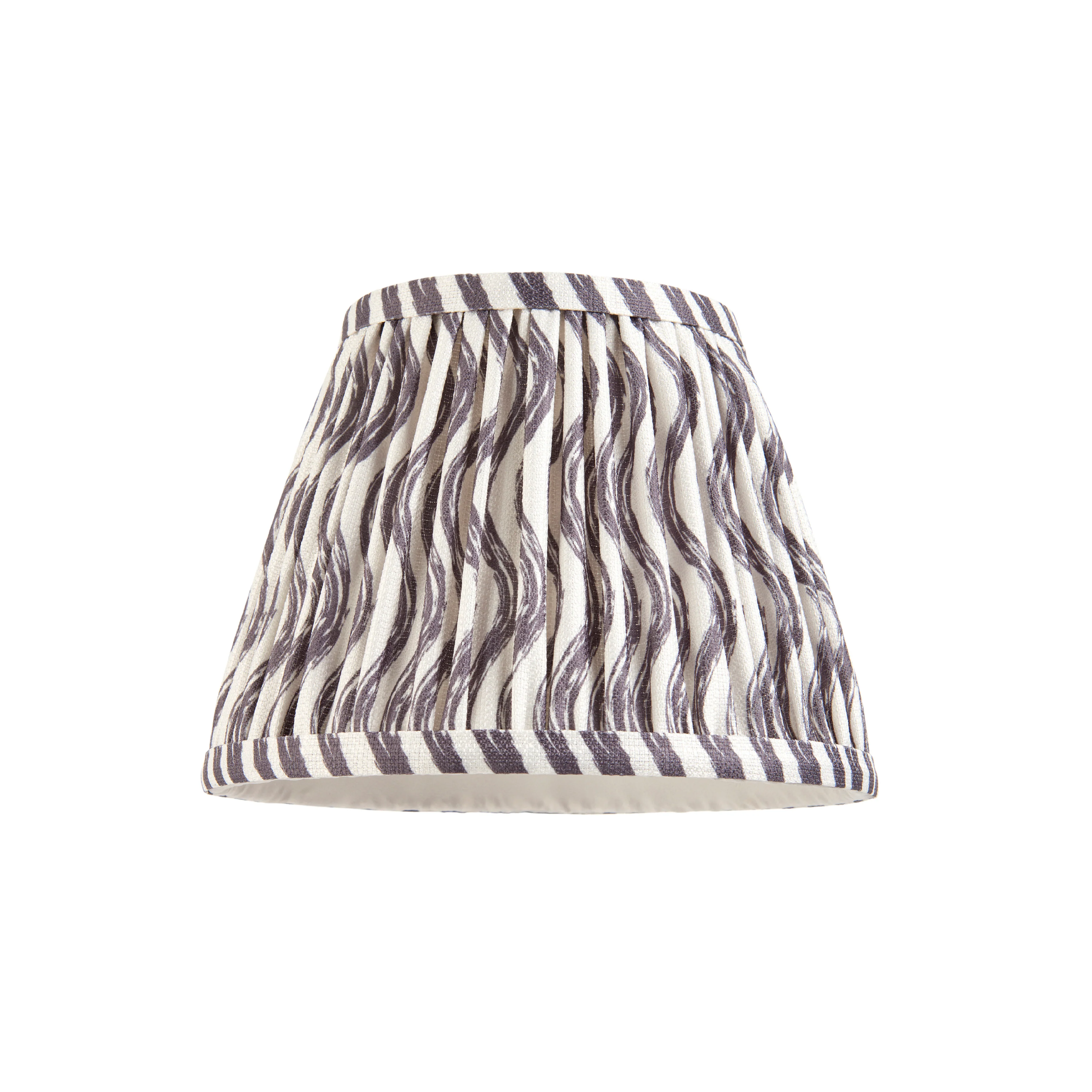 Pleated Fabric Ripple Shade | Pearl Grey - Image 3