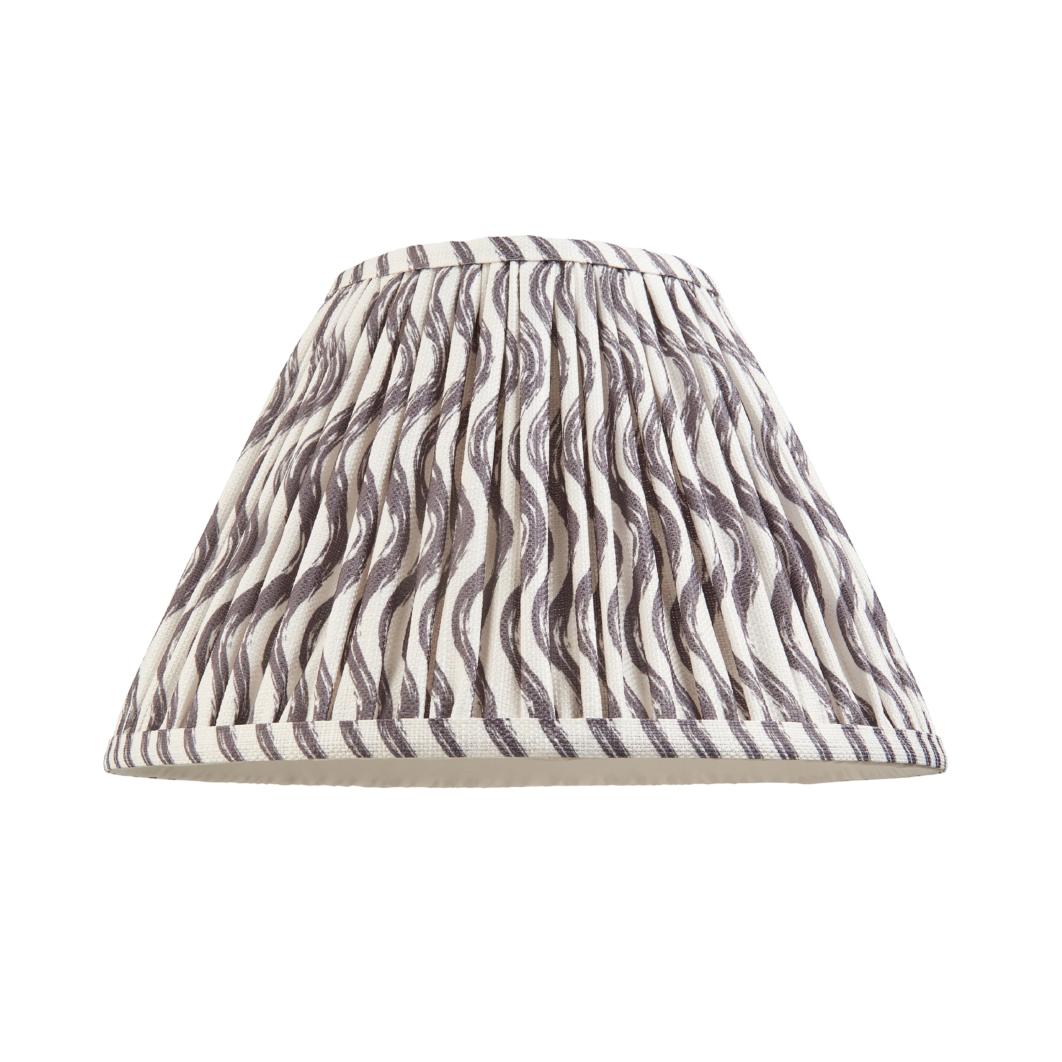 Pleated Fabric Ripple Shade | Pearl Grey - Image 5