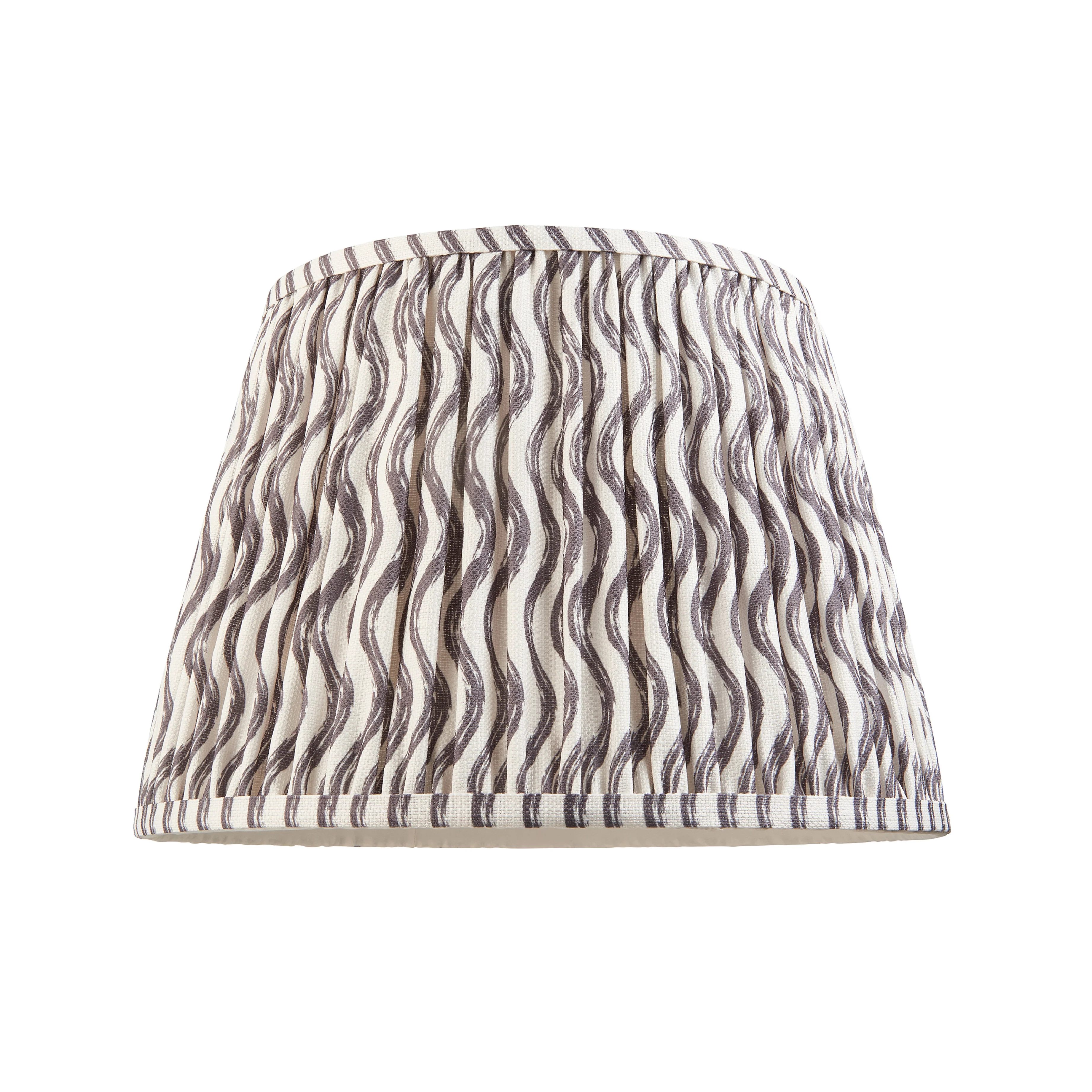 Pleated Fabric Ripple Shade | Pearl Grey - Image 6