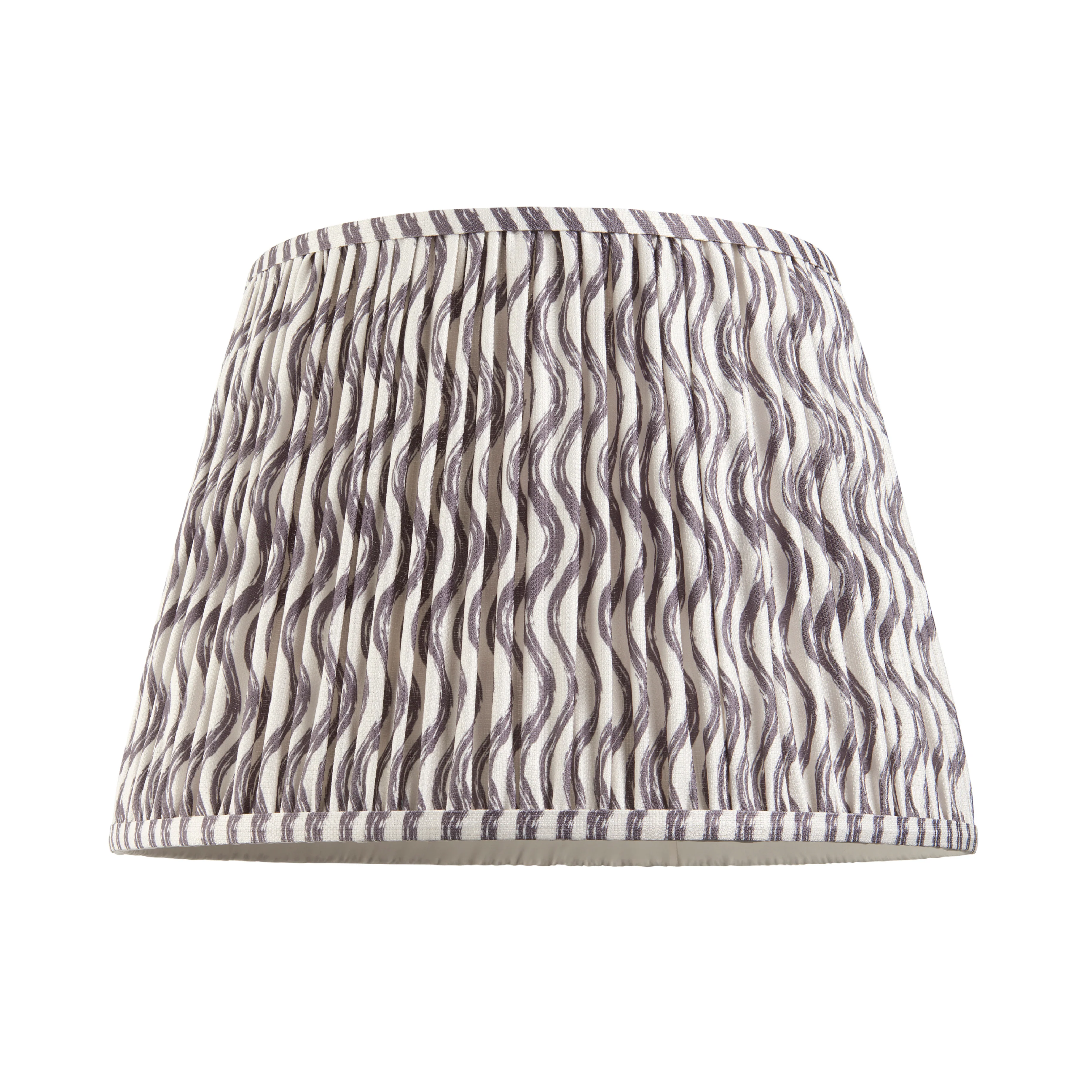 Pleated Fabric Ripple Shade | Pearl Grey - Image 7