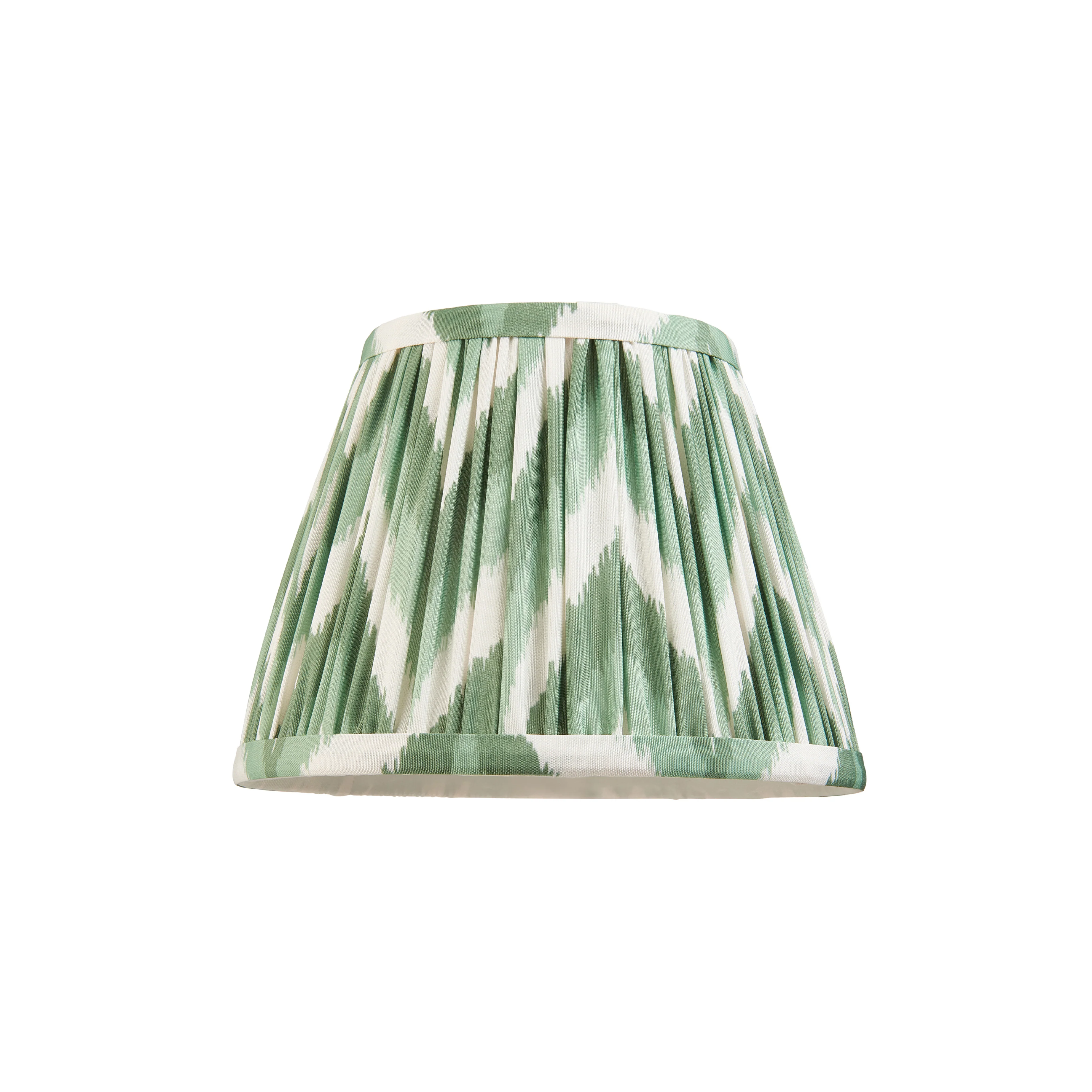 Pleated Fabric Zigzag Shade | Cotswold Green - Image 3