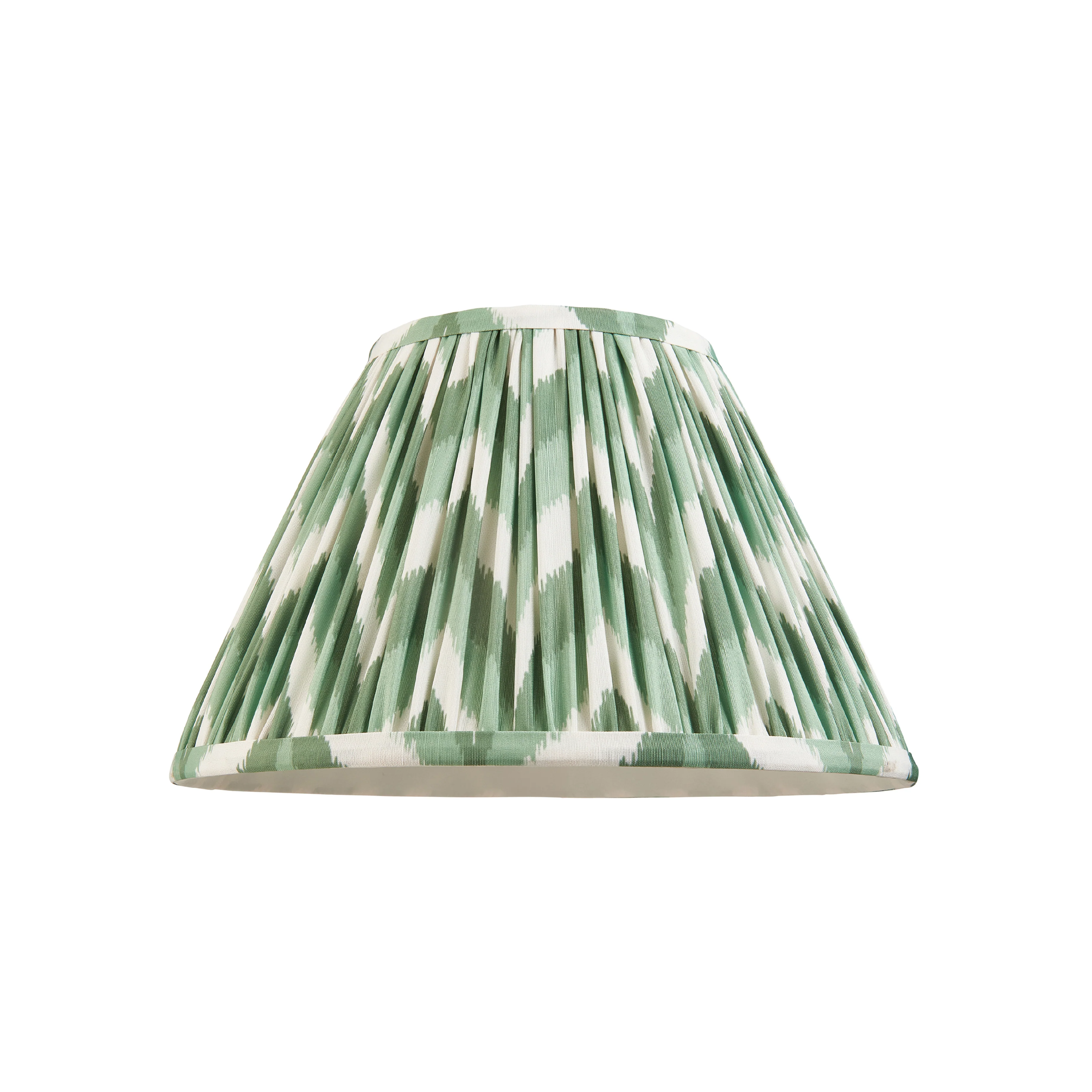Pleated Fabric Zigzag Shade | Cotswold Green - Image 5