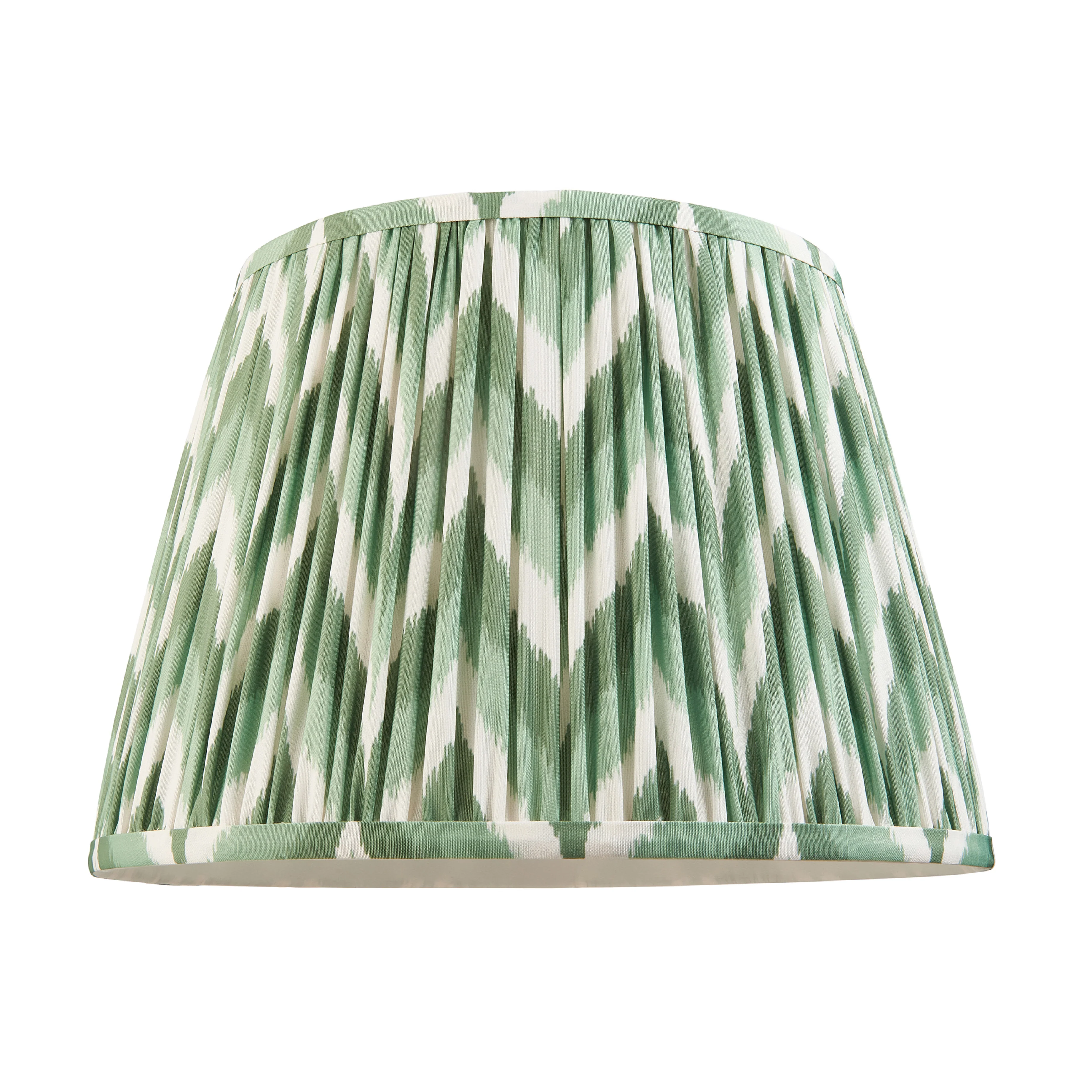 Pleated Fabric Zigzag Shade | Cotswold Green - Image 6