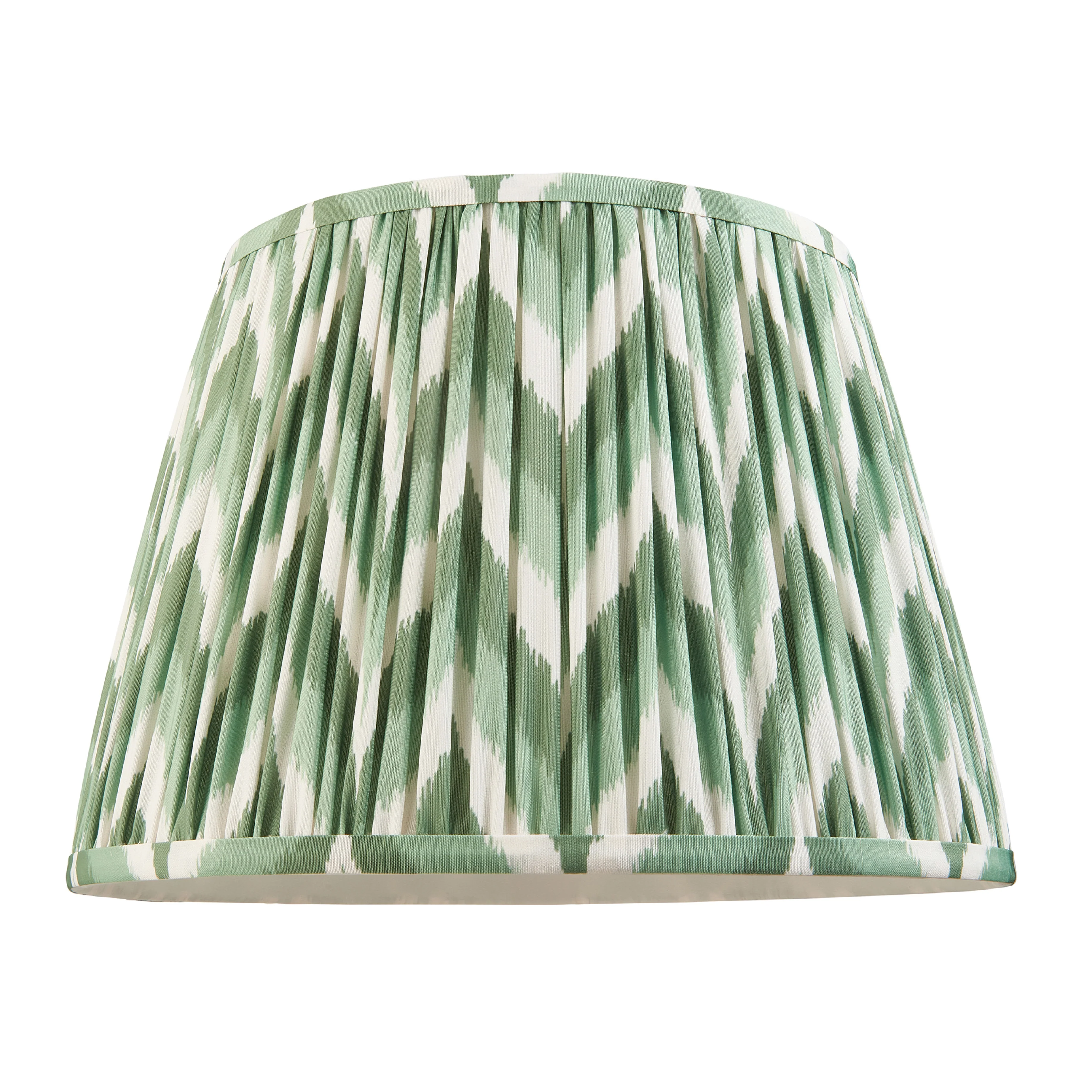 Pleated Fabric Zigzag Shade | Cotswold Green - Image 7