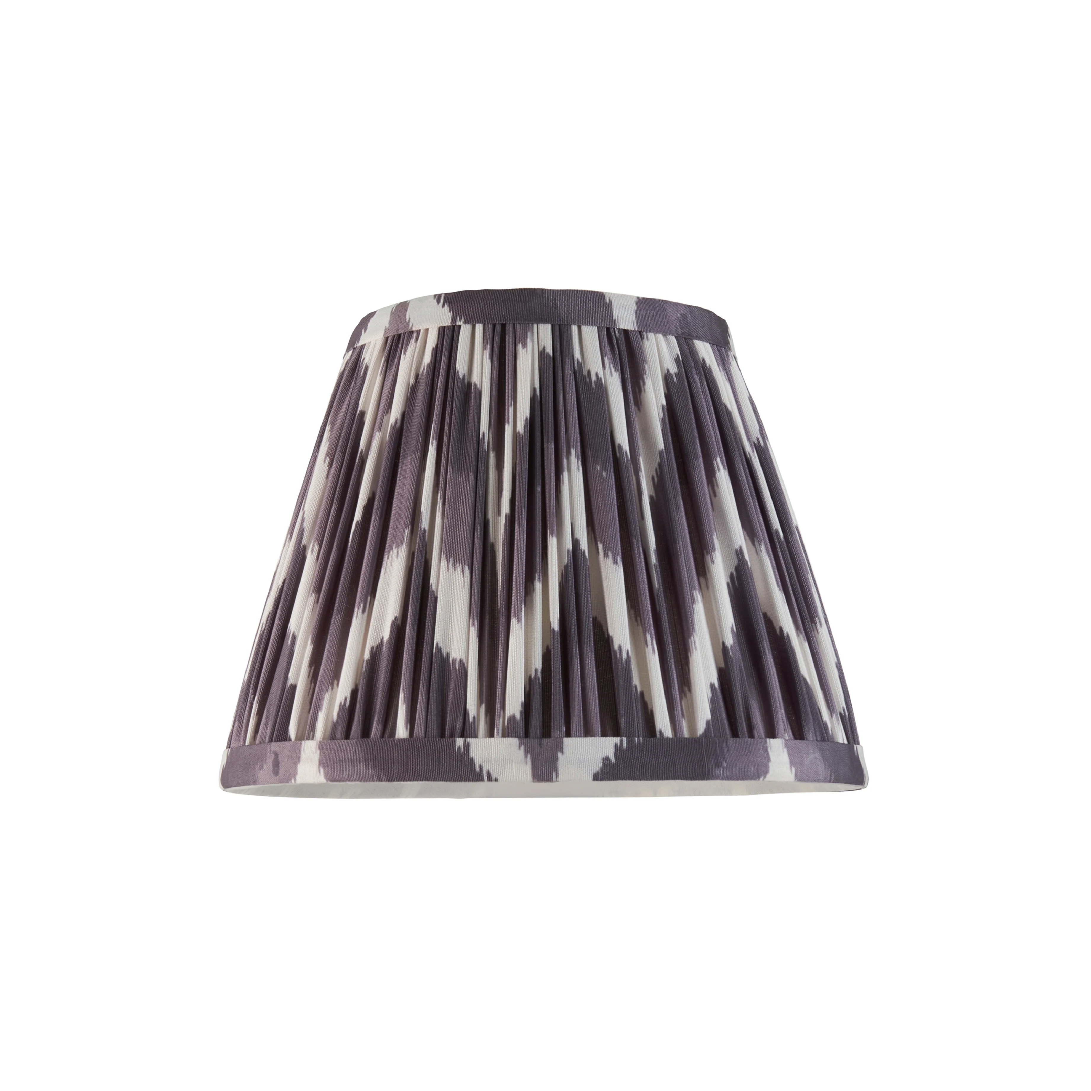 Pleated Fabric Zigzag Shade | Pearl Grey - Image 3