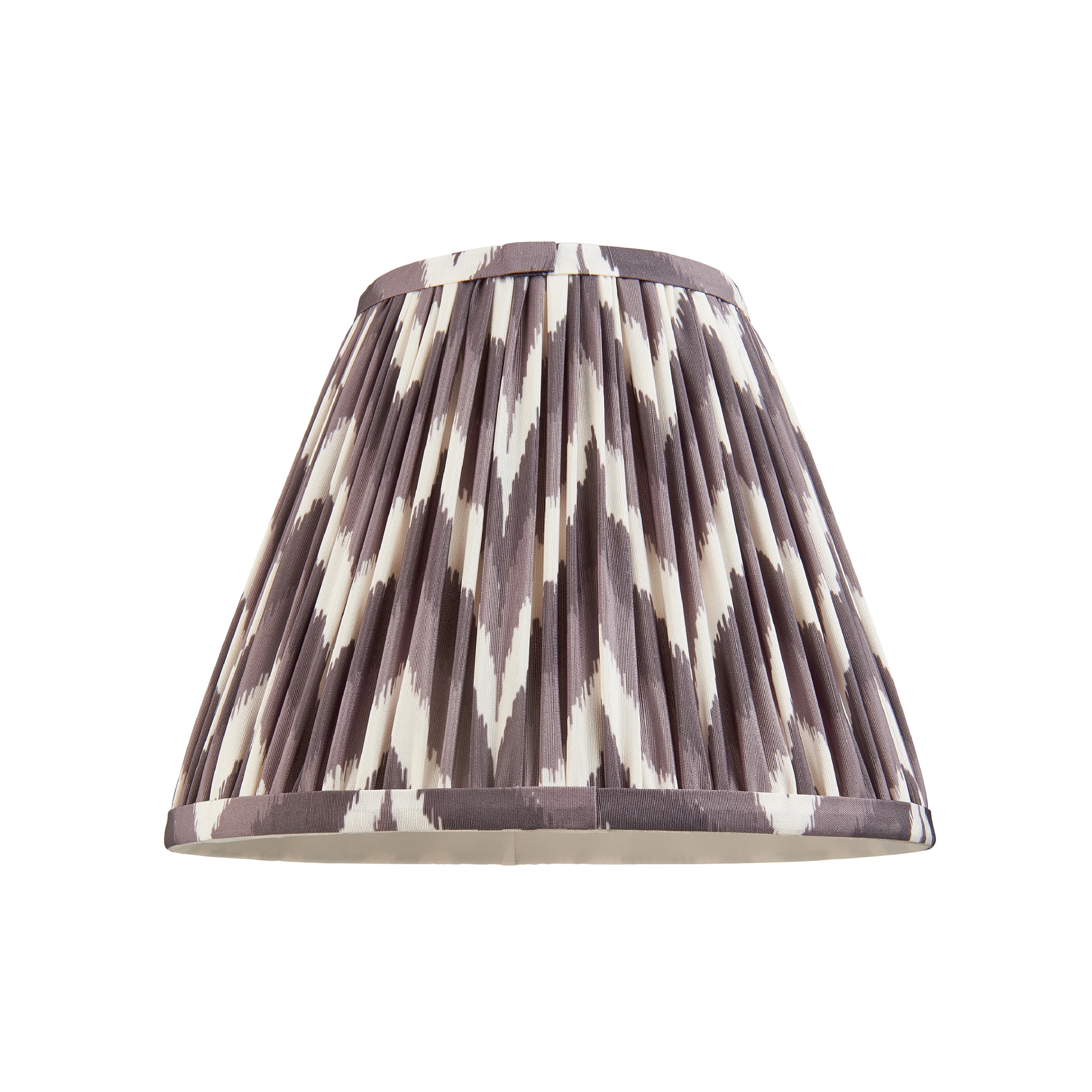 Pleated Fabric Zigzag Shade | Pearl Grey - Image 4