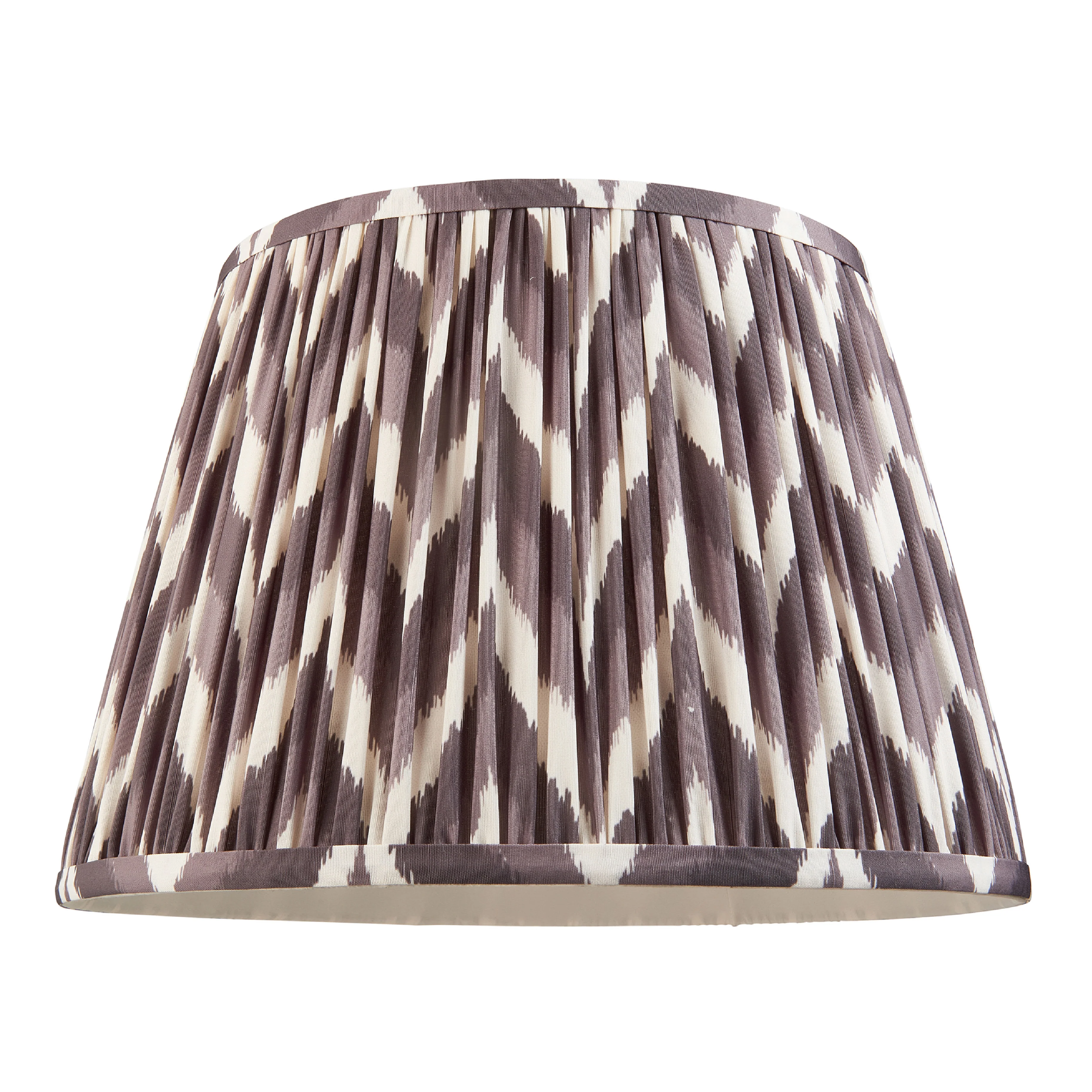 Pleated Fabric Zigzag Shade | Pearl Grey - Image 6