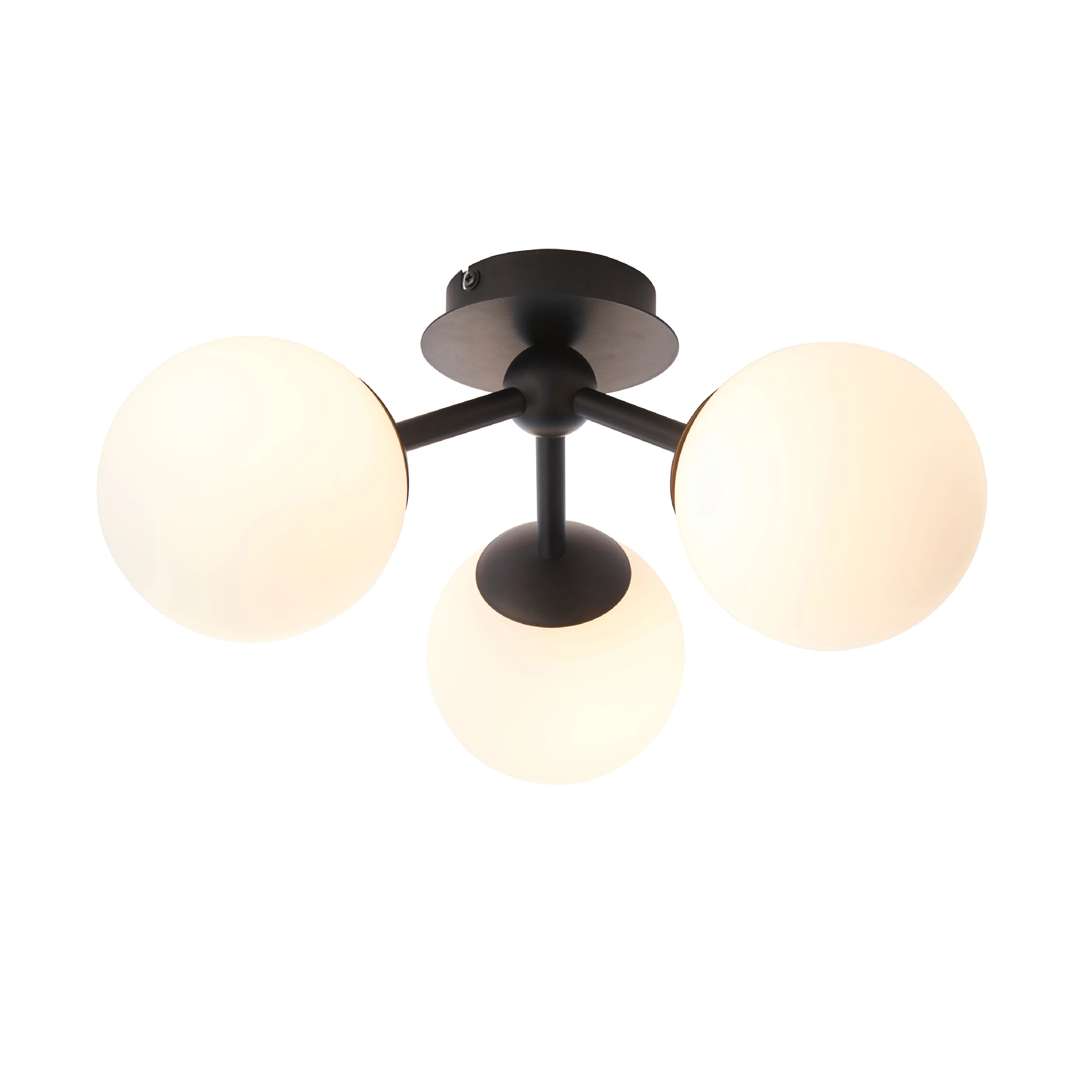 Pulsa Bathroom Ceiling Light | Black | Large - Image 3