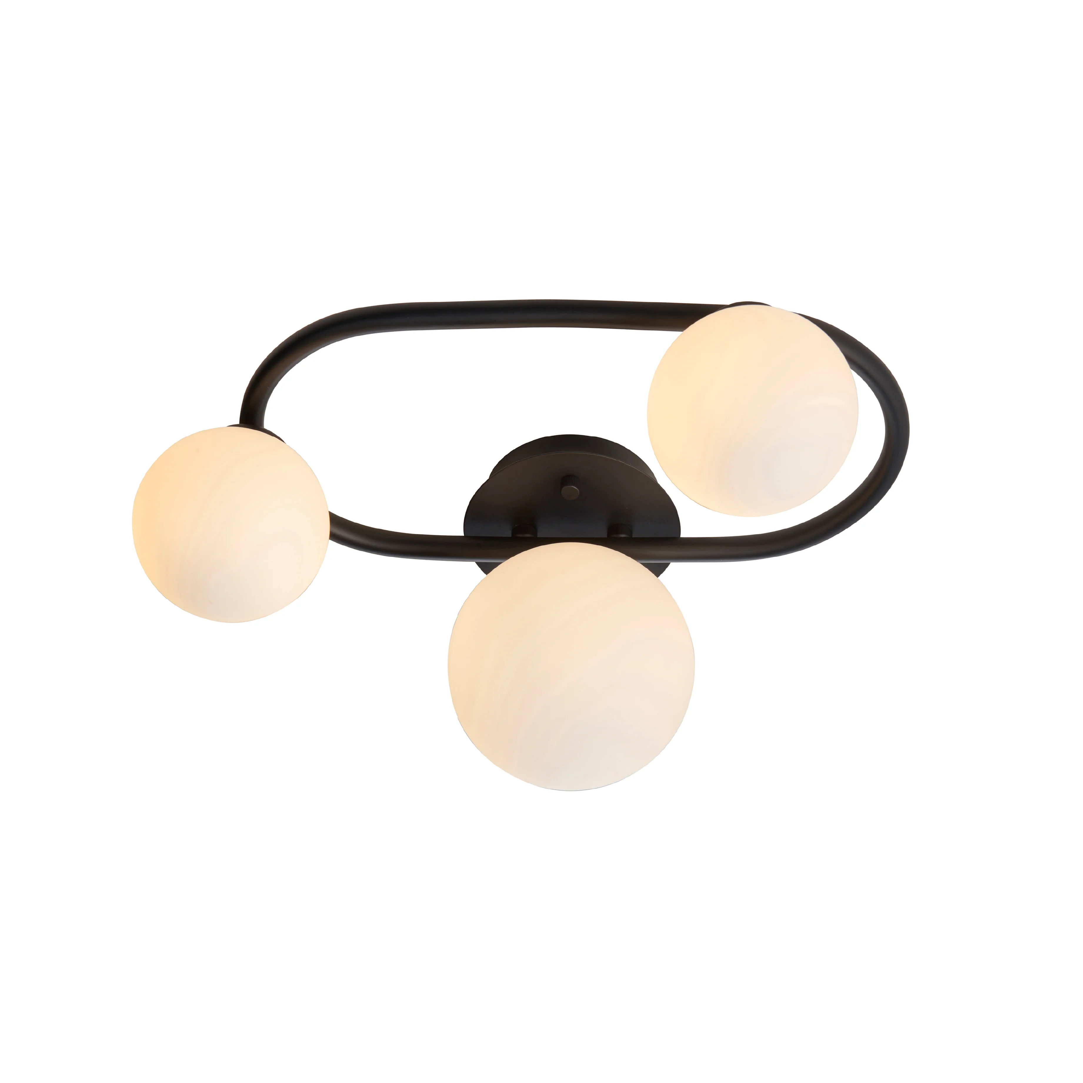 Pulsa Bathroom Ceiling Light | Black | Small - Image 3