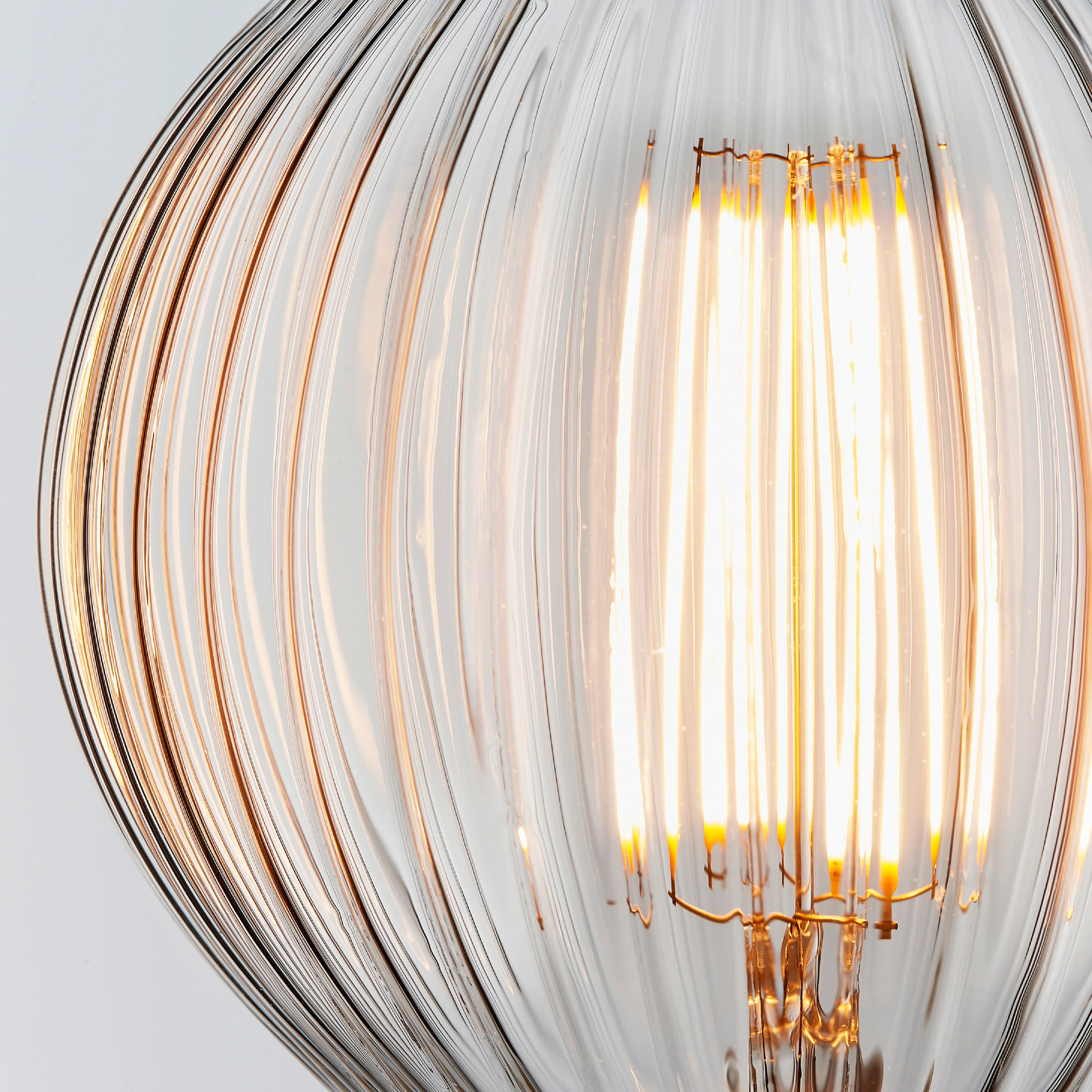Ribb Globe Bulb | Clear - Image 4