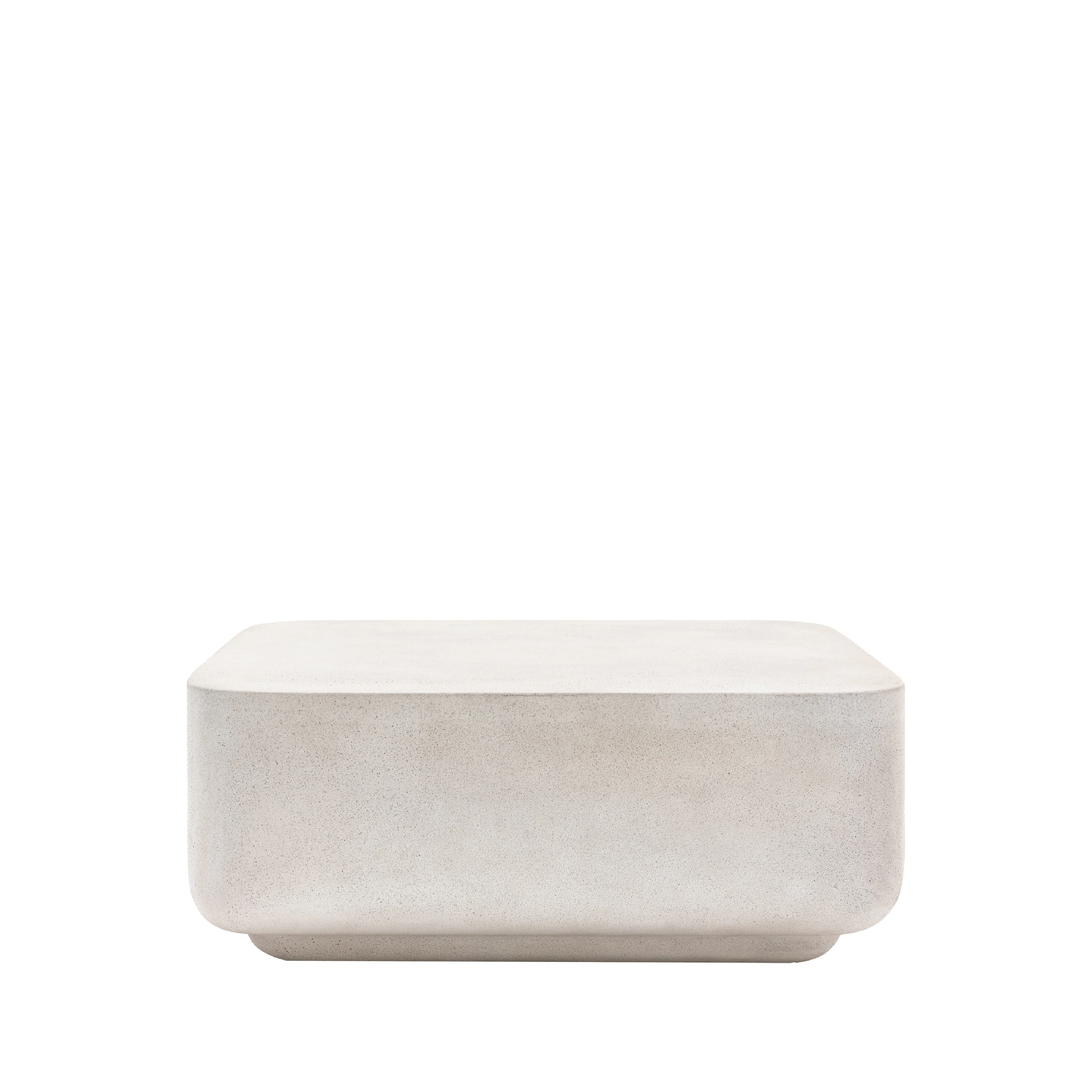 Rozzano Concrete Coffee Table | White - Image 3