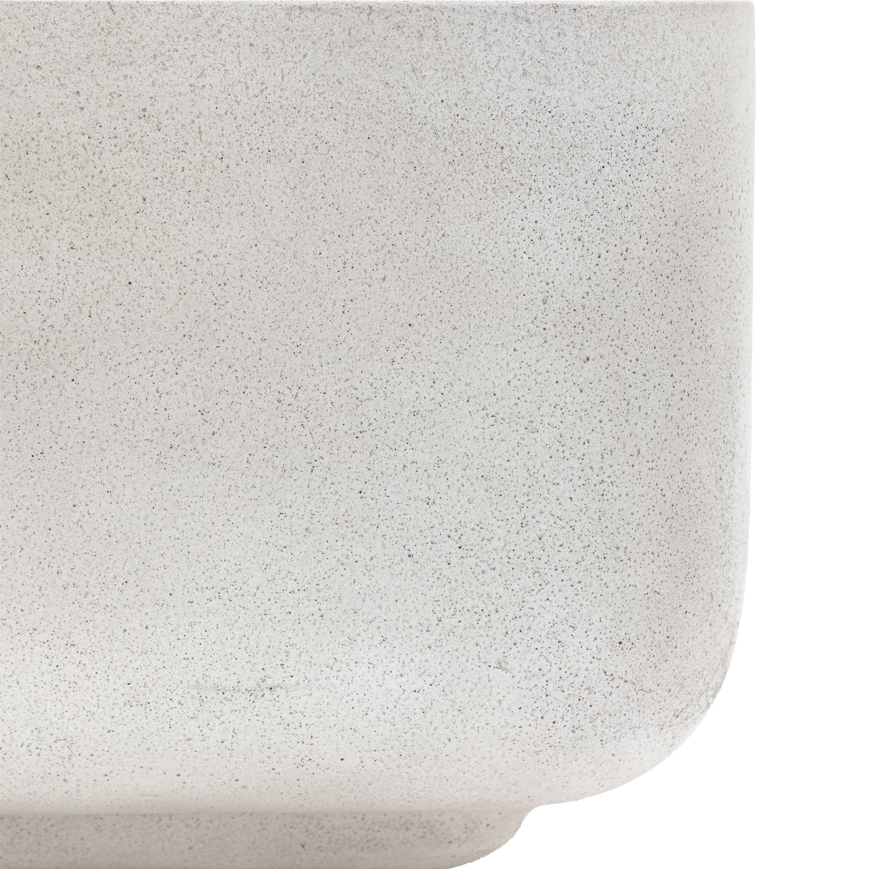 Rozzano Concrete Coffee Table | White - Image 4