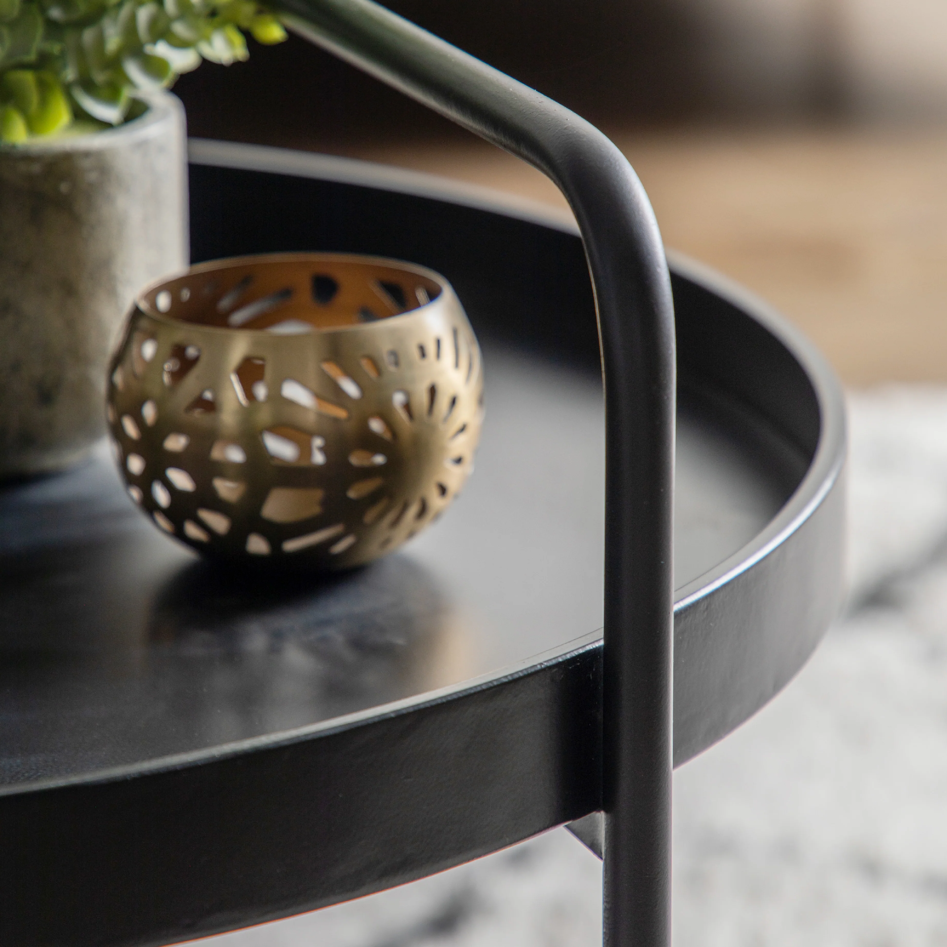 Sennen Handle Coffee Table | Black - Image 2