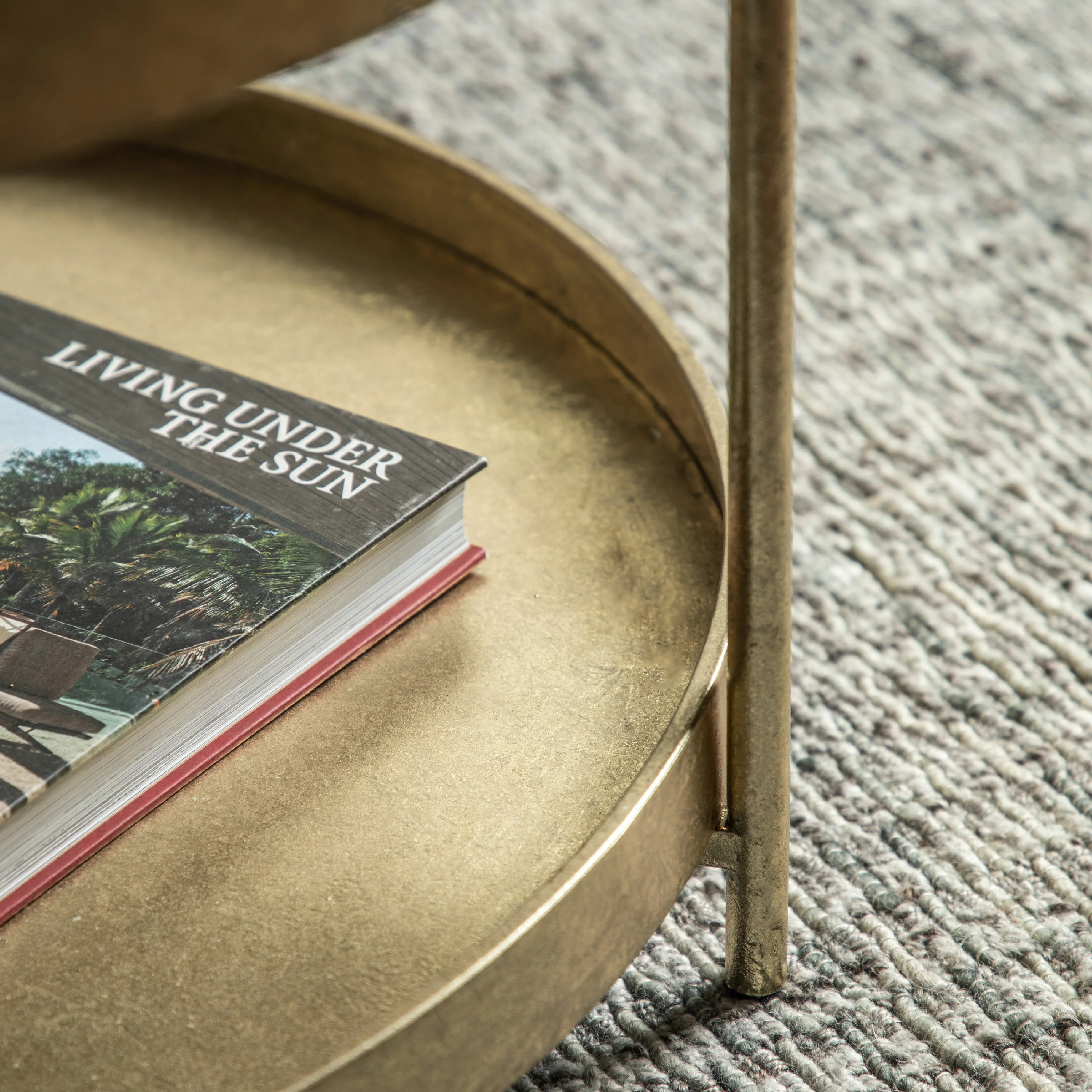 Sennen Handle Coffee Table | Gold - Image 5