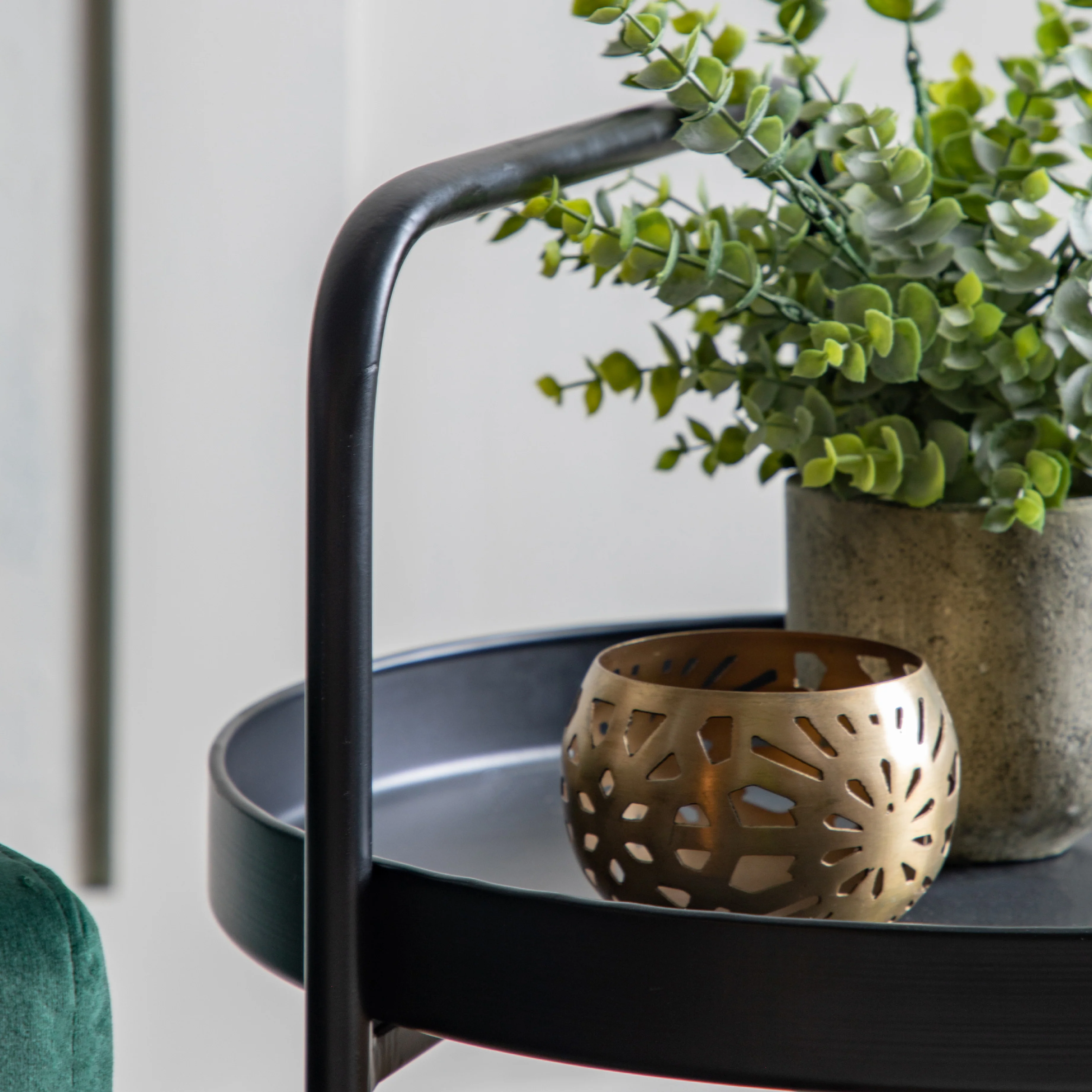 Sennen Handle Side Table | Black - Image 2