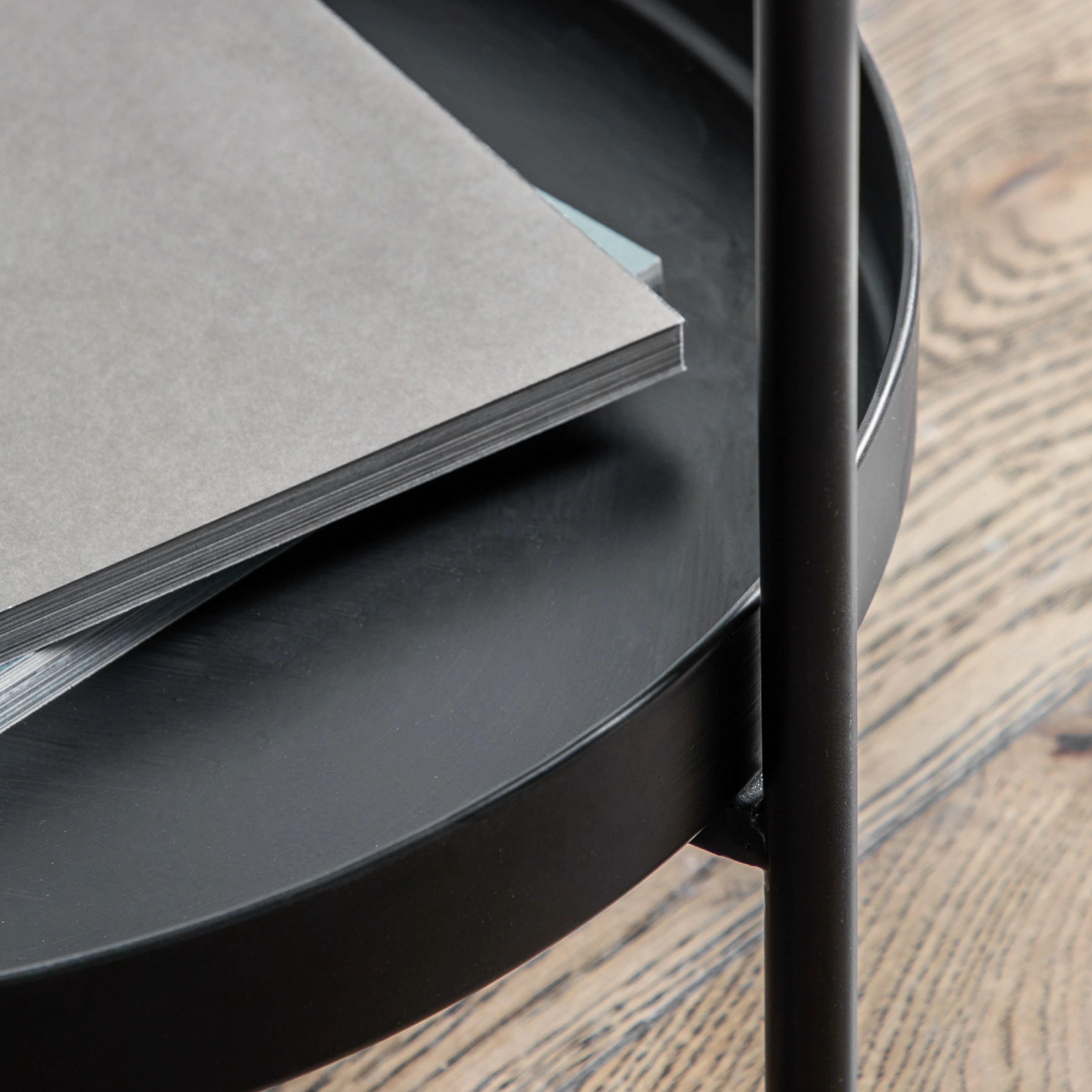 Sennen Handle Side Table | Black - Image 5