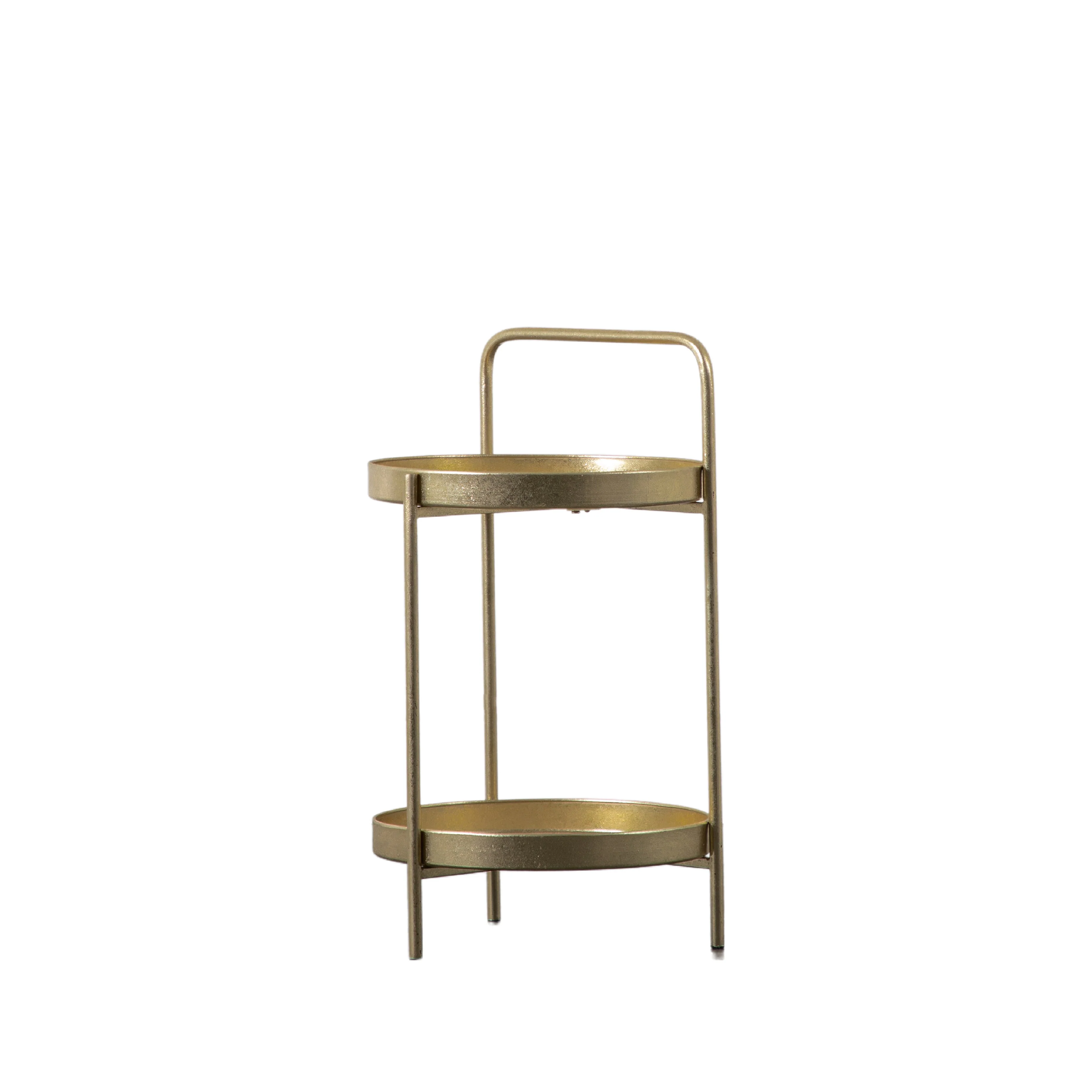 Sennen Handle Side Table | Gold - Image 4