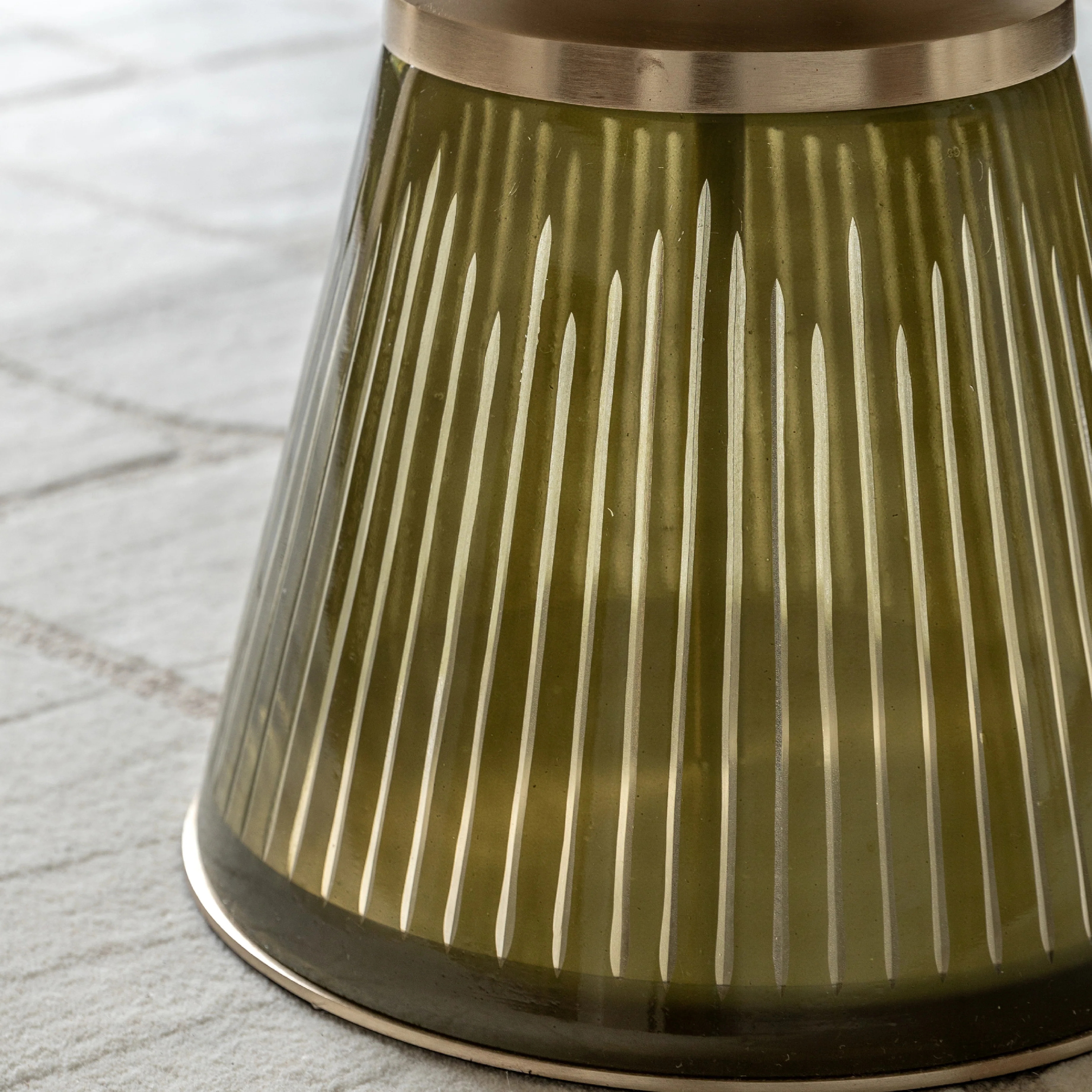 Seville Fluted Marble Top Coffee Table | Dusk - Image 2