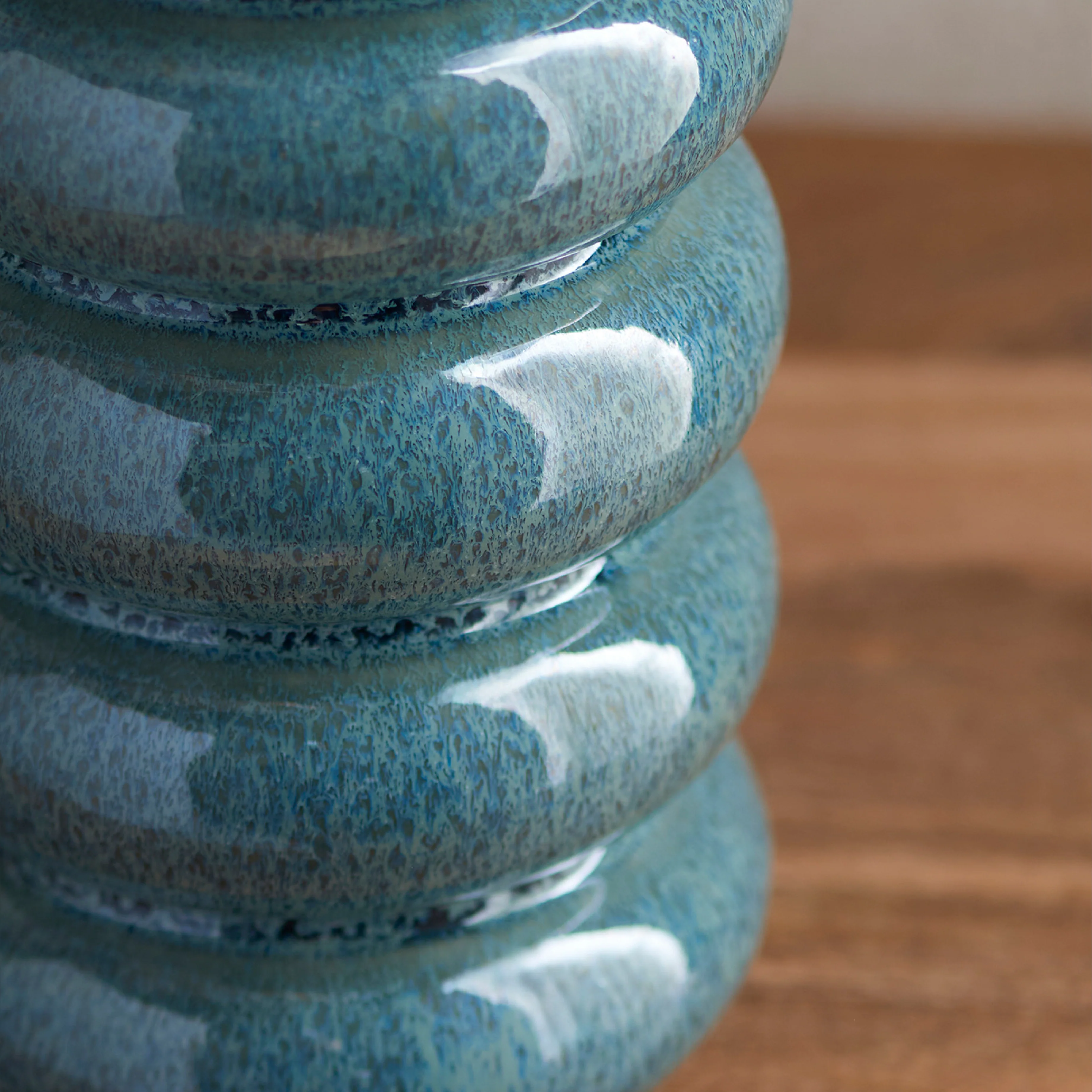 Squash Curve Table Lamp Base | Ocean Spray - Image 4