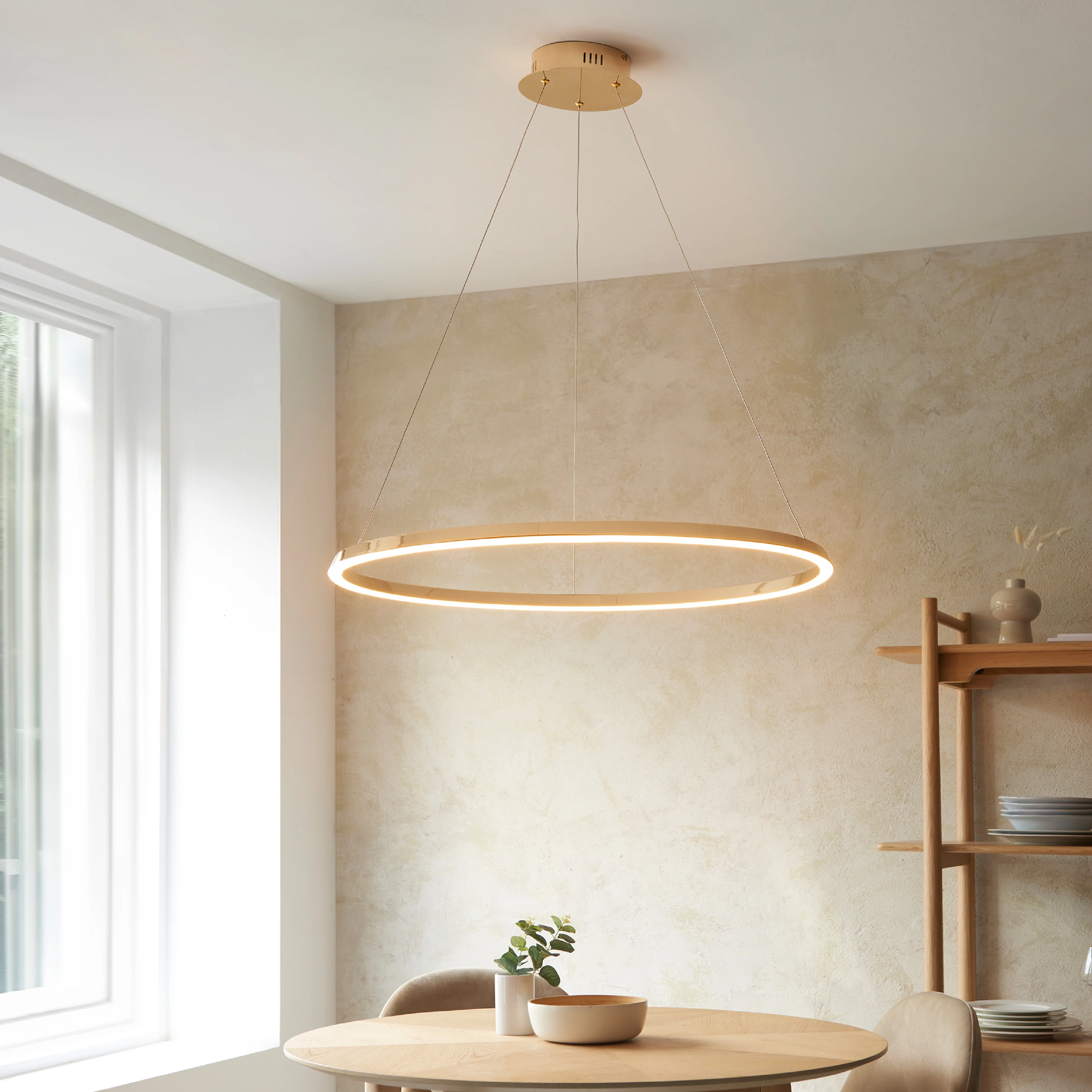 Staten Circle Pendant Light | Gold - Image 2