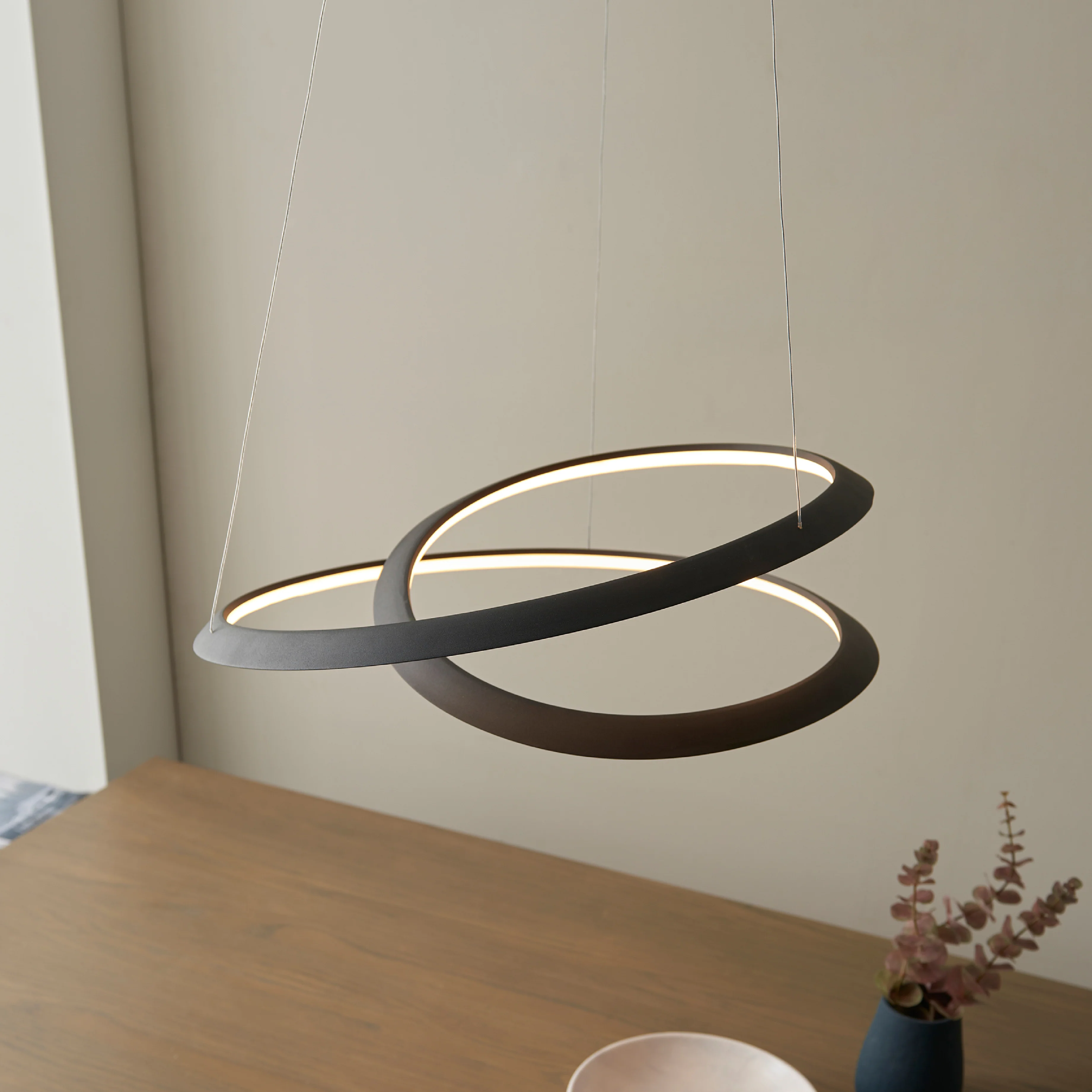 Staten Swirl Pendant Light | Black - Image 2