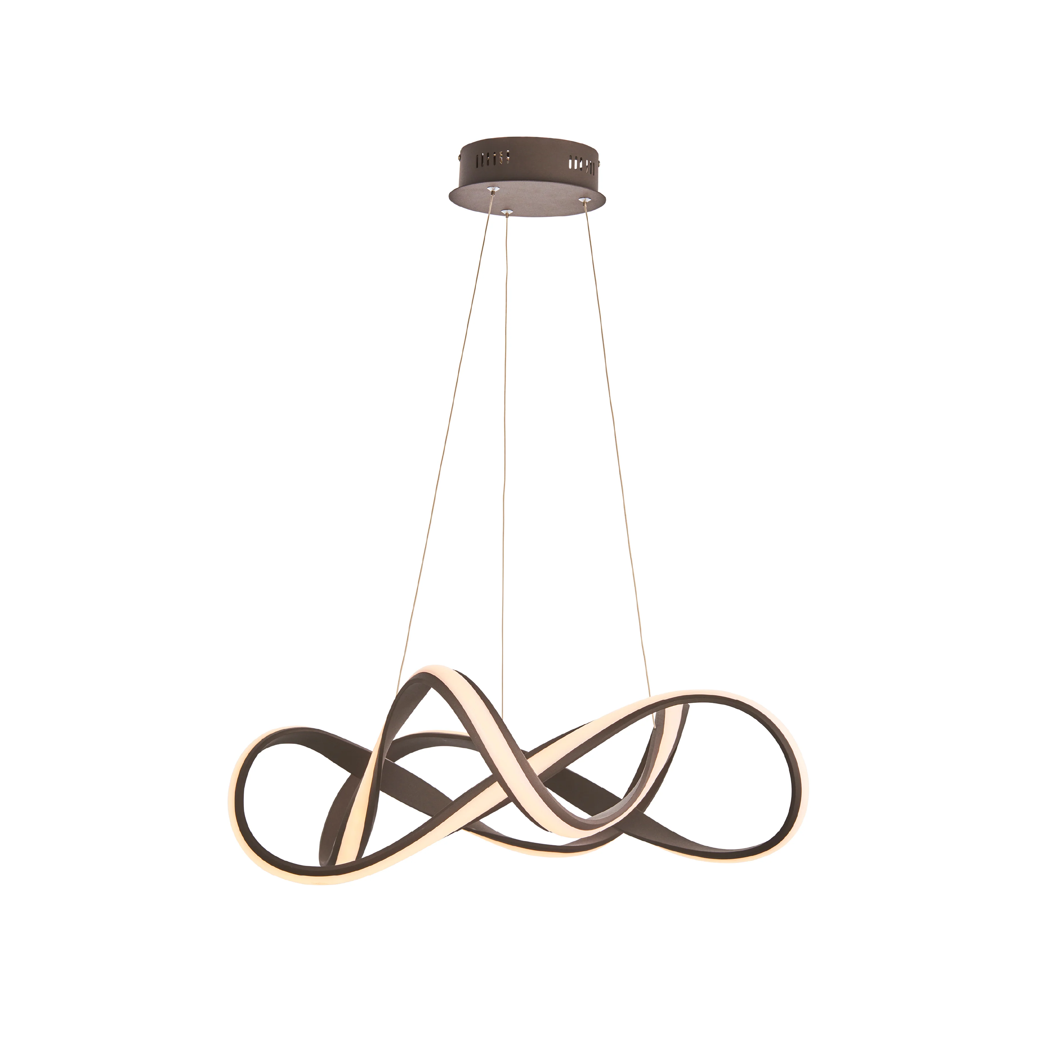 Synergy Whirl Pendant Light | Coffee/White - Image 3