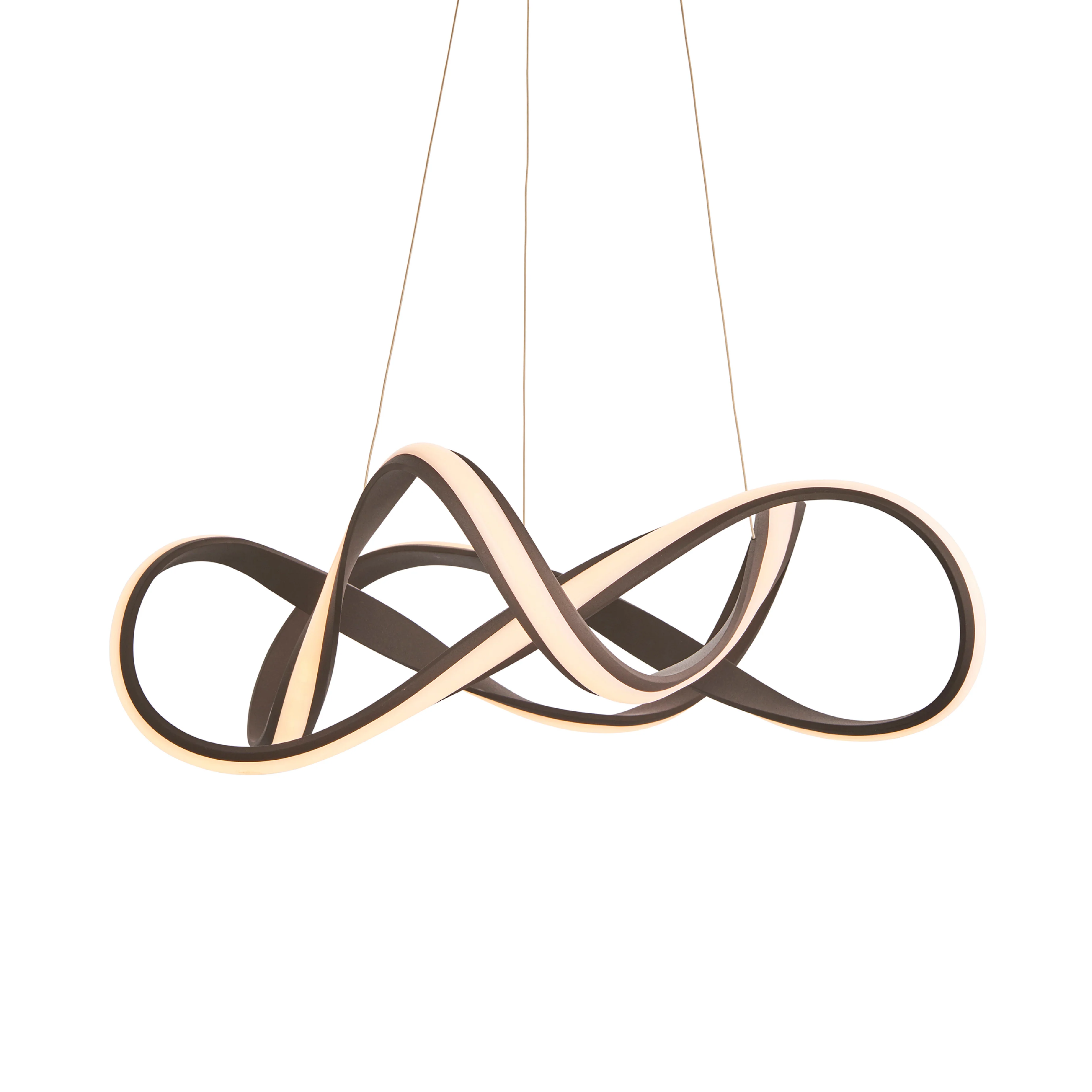 Synergy Whirl Pendant Light | Coffee/White - Image 4