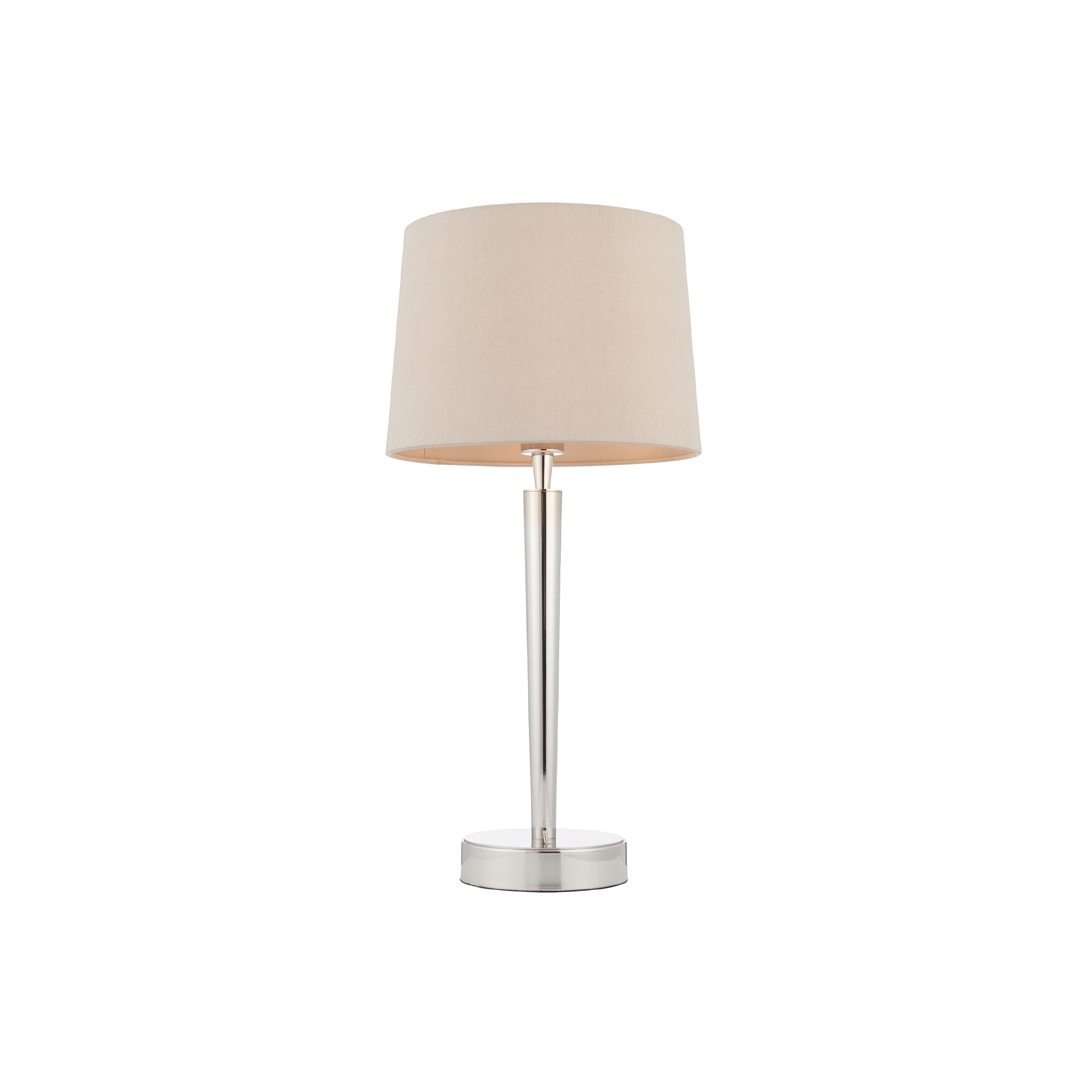 Syon Table Lamp | Bright Nickel/Mink - Image 3