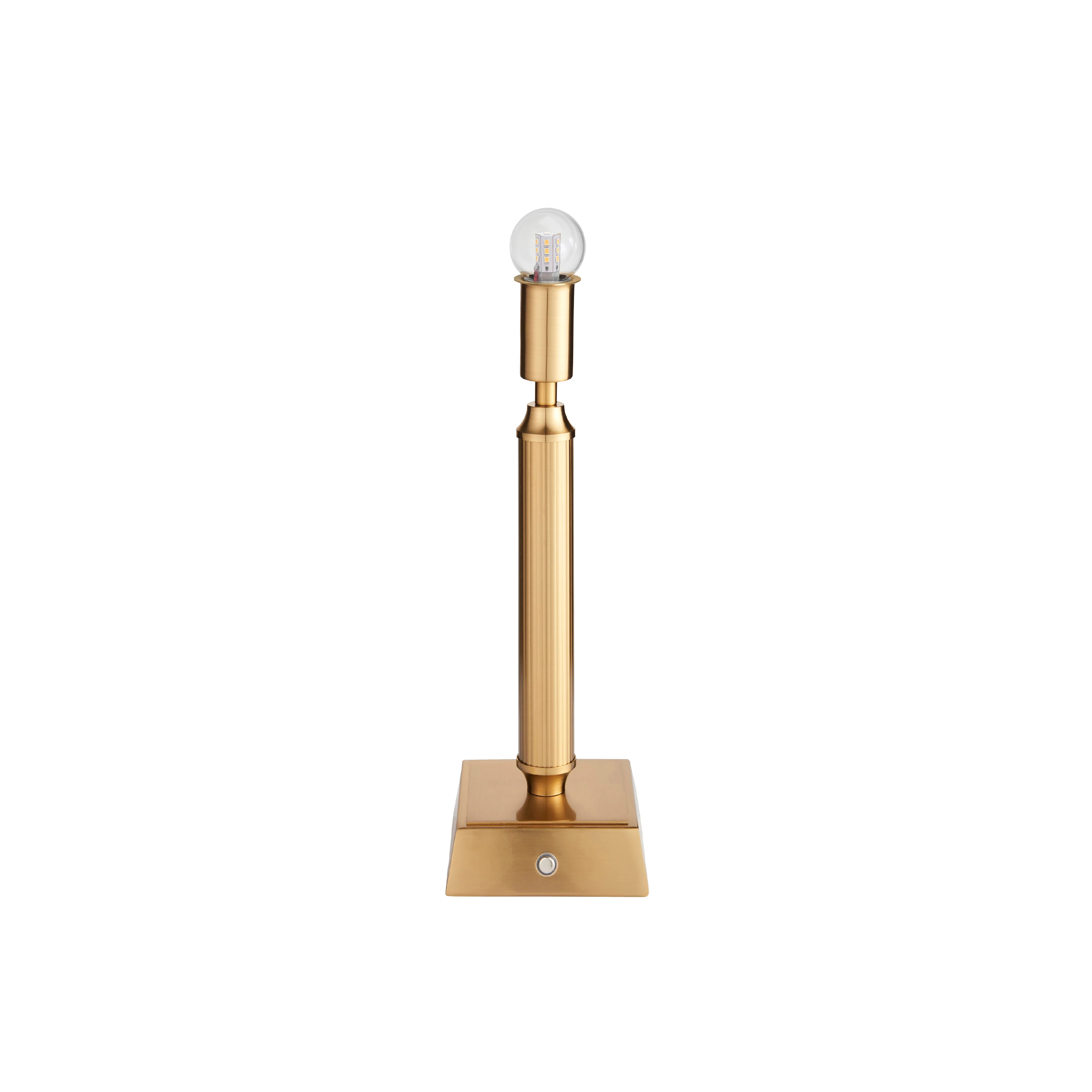 Trobridge Cordless Table Lamp Base | Brushed Aged Brass - Image 3