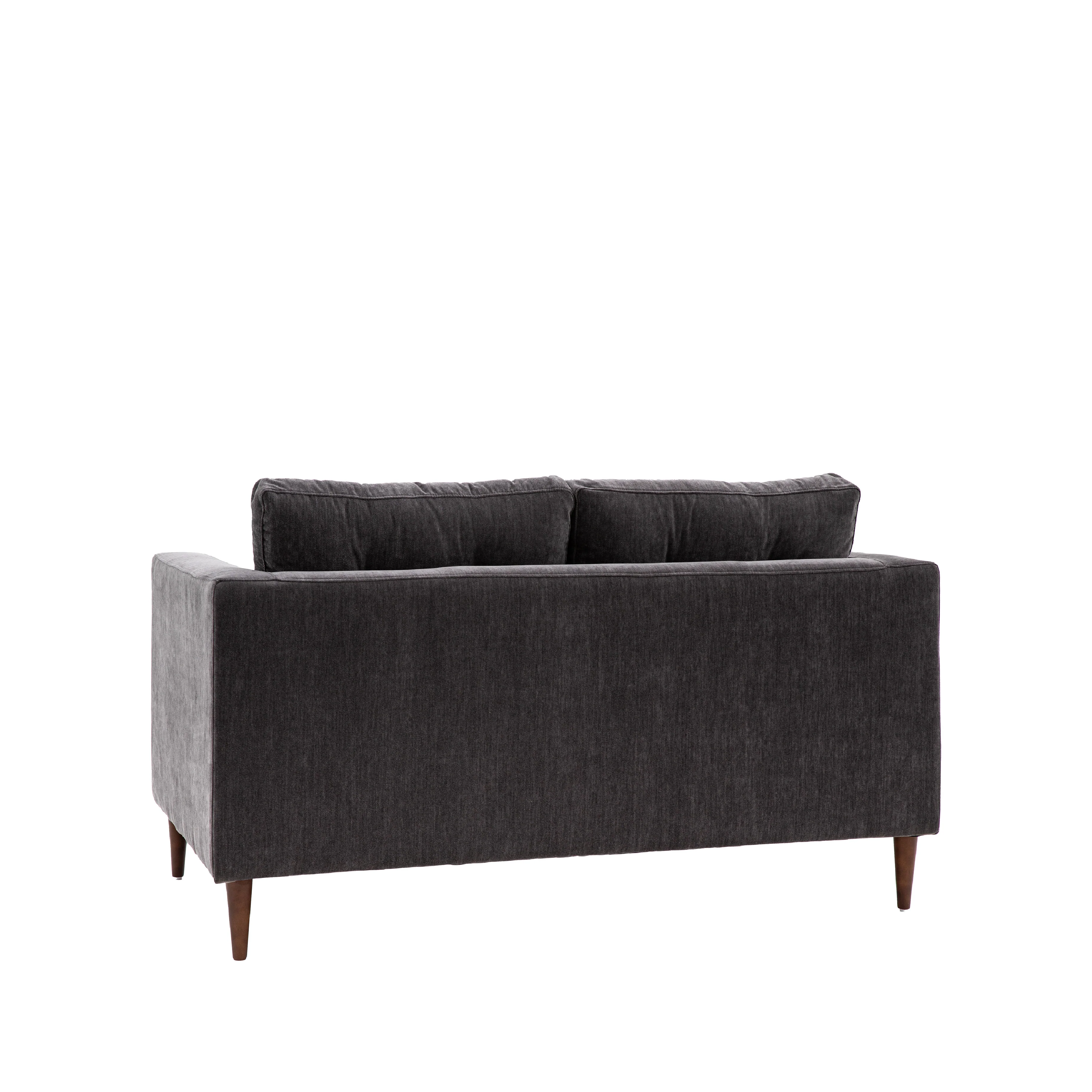 Whitwell Button 2 Seat Sofa | Charcoal - Image 4
