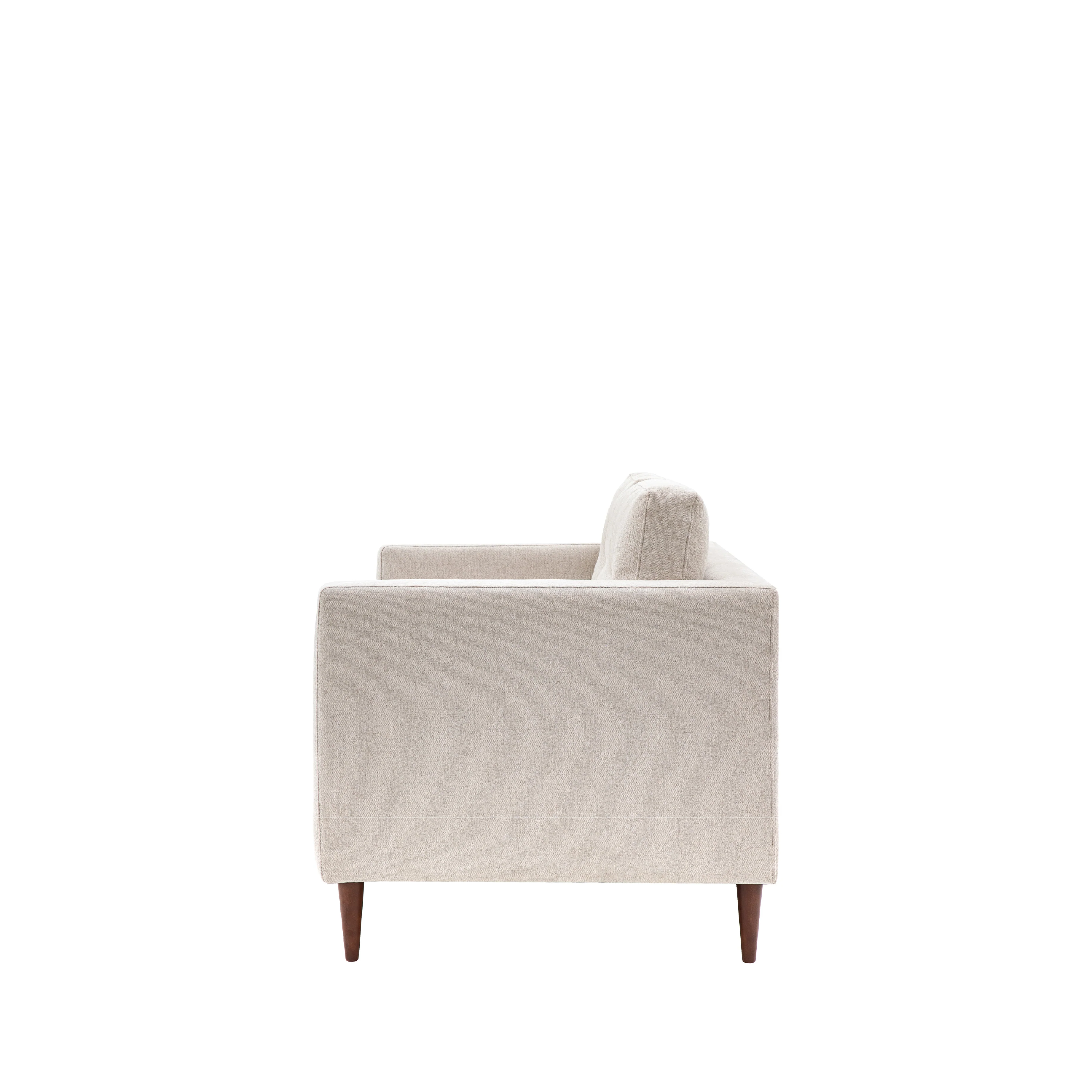 Whitwell Button 2 Seat Sofa | Light Grey - Image 3