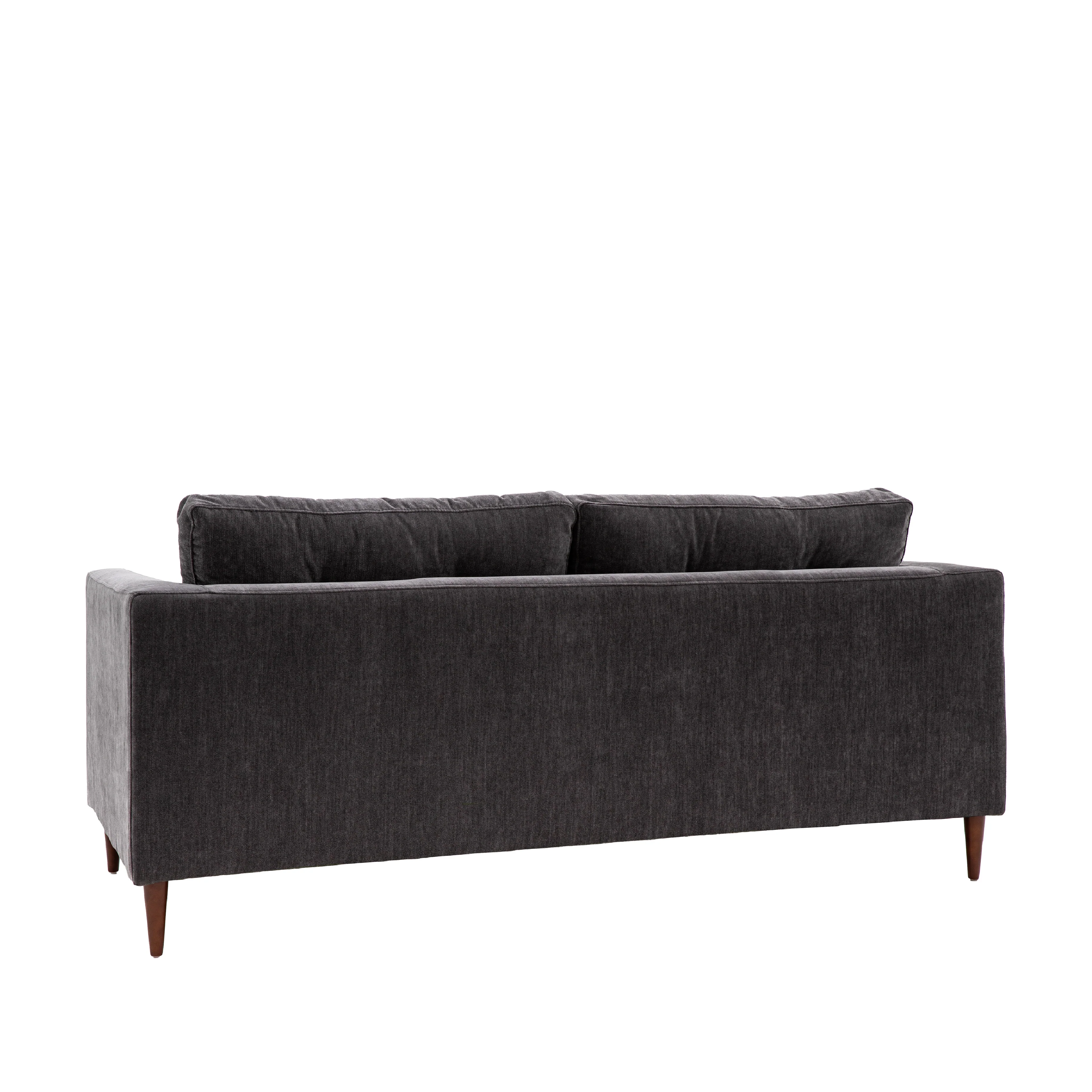 Whitwell Button 3 Seat Sofa | Charcoal - Image 4