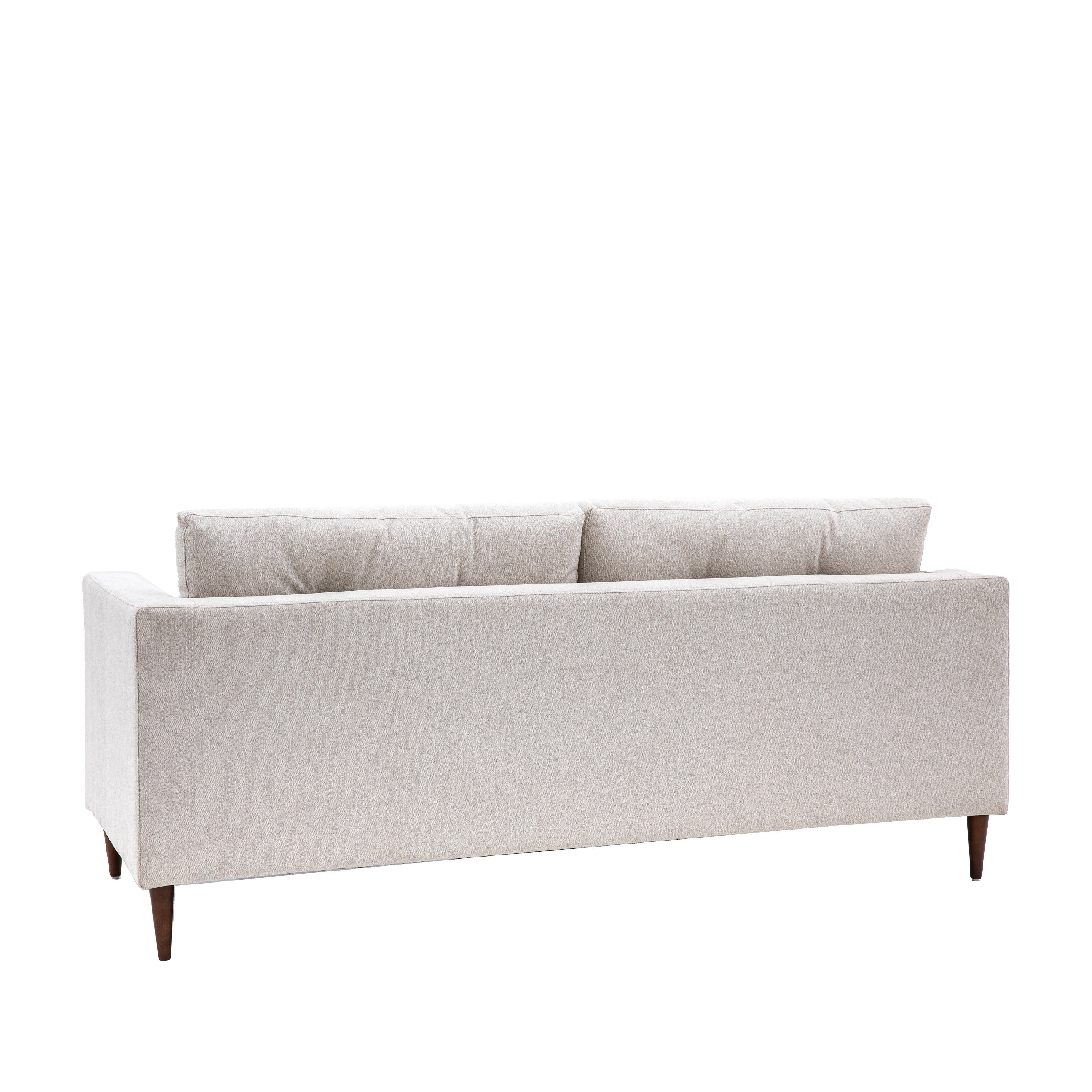 Whitwell Button 3 Seat Sofa | Light Grey - Image 4