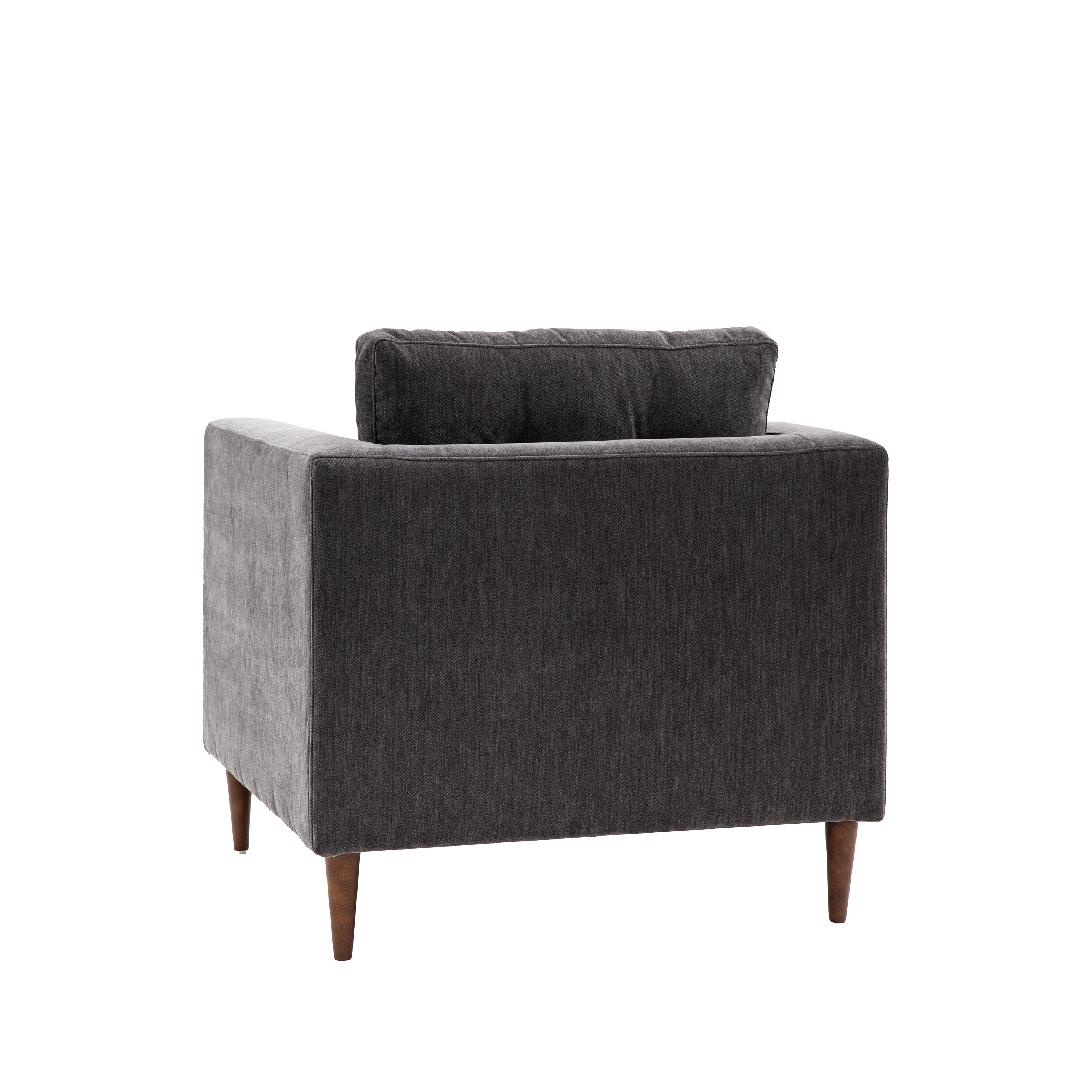 Whitwell Button Armchair | Charcoal - Image 4