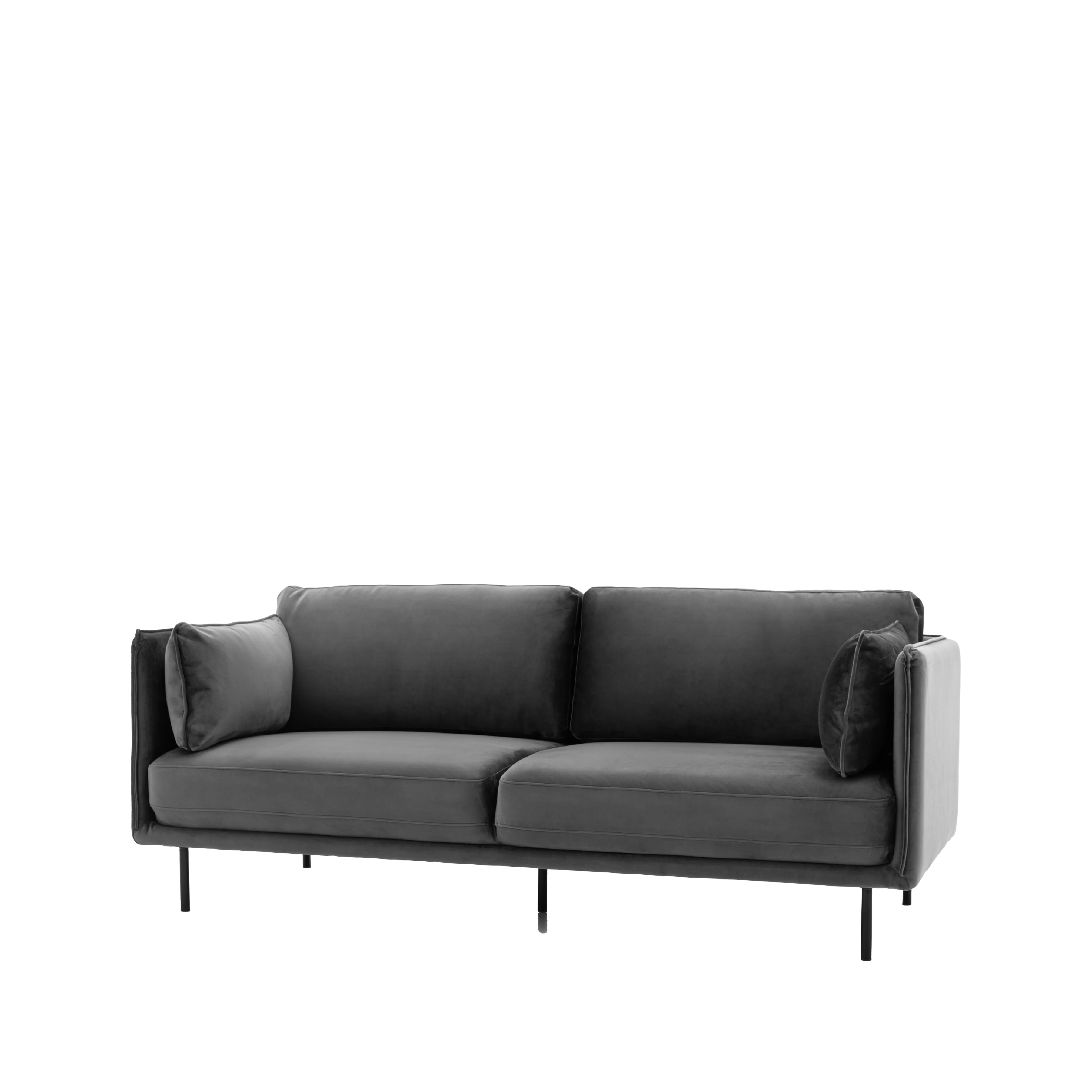 Wigmore Velvet Sofa | Truffle - Image 3