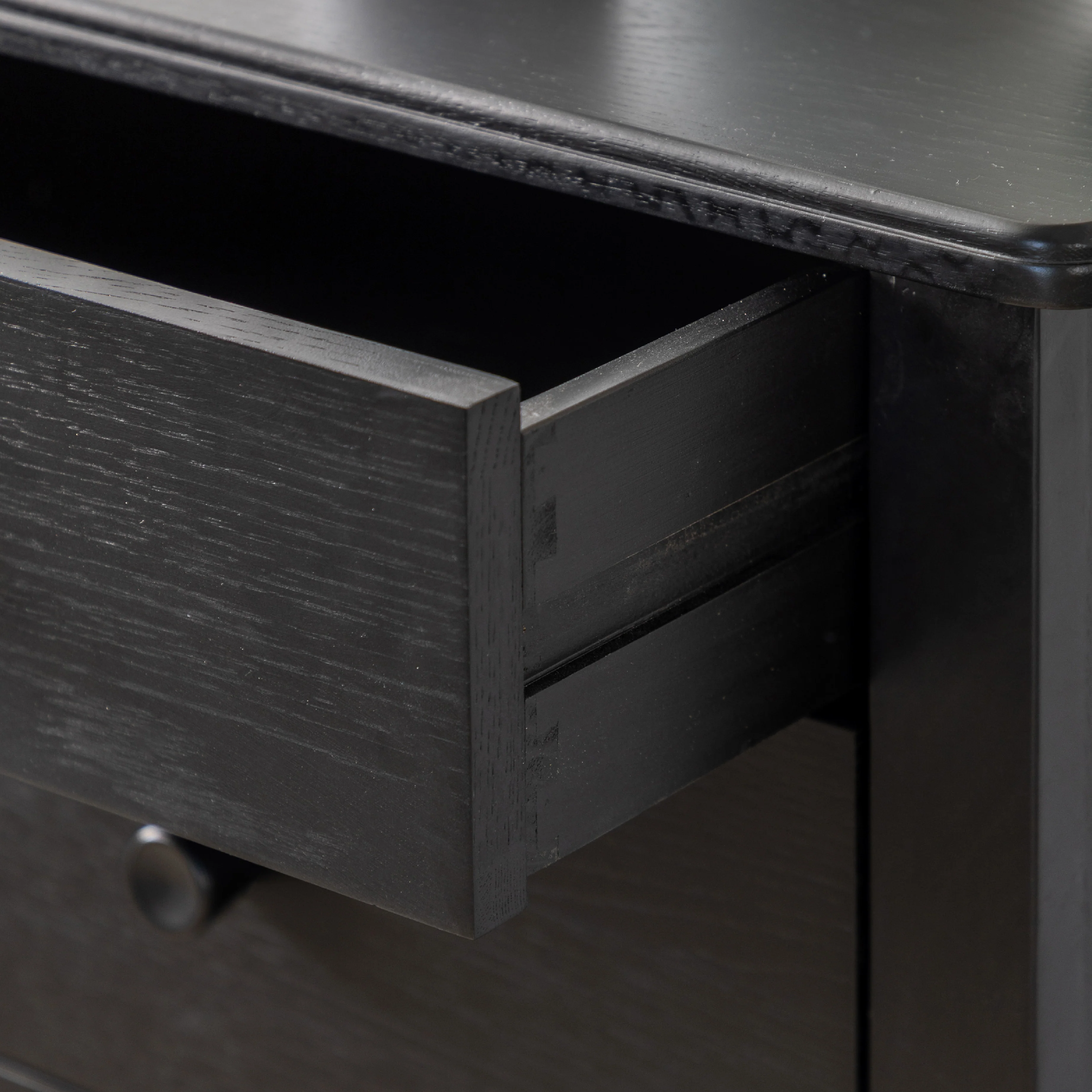 Wycombe Nordic 5 Drawer Chest | Black - Image 2