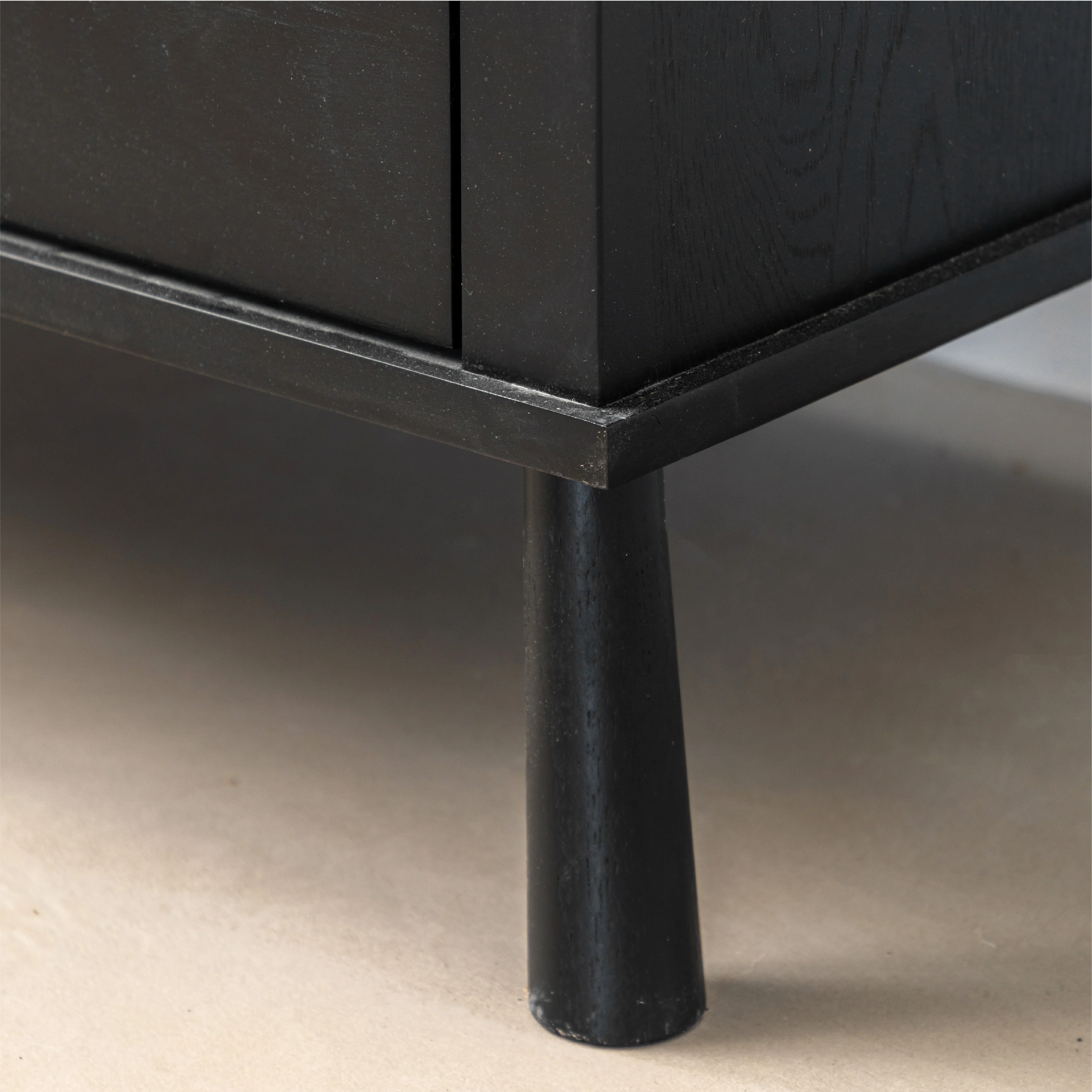 Wycombe Nordic 5 Drawer Chest | Black - Image 4