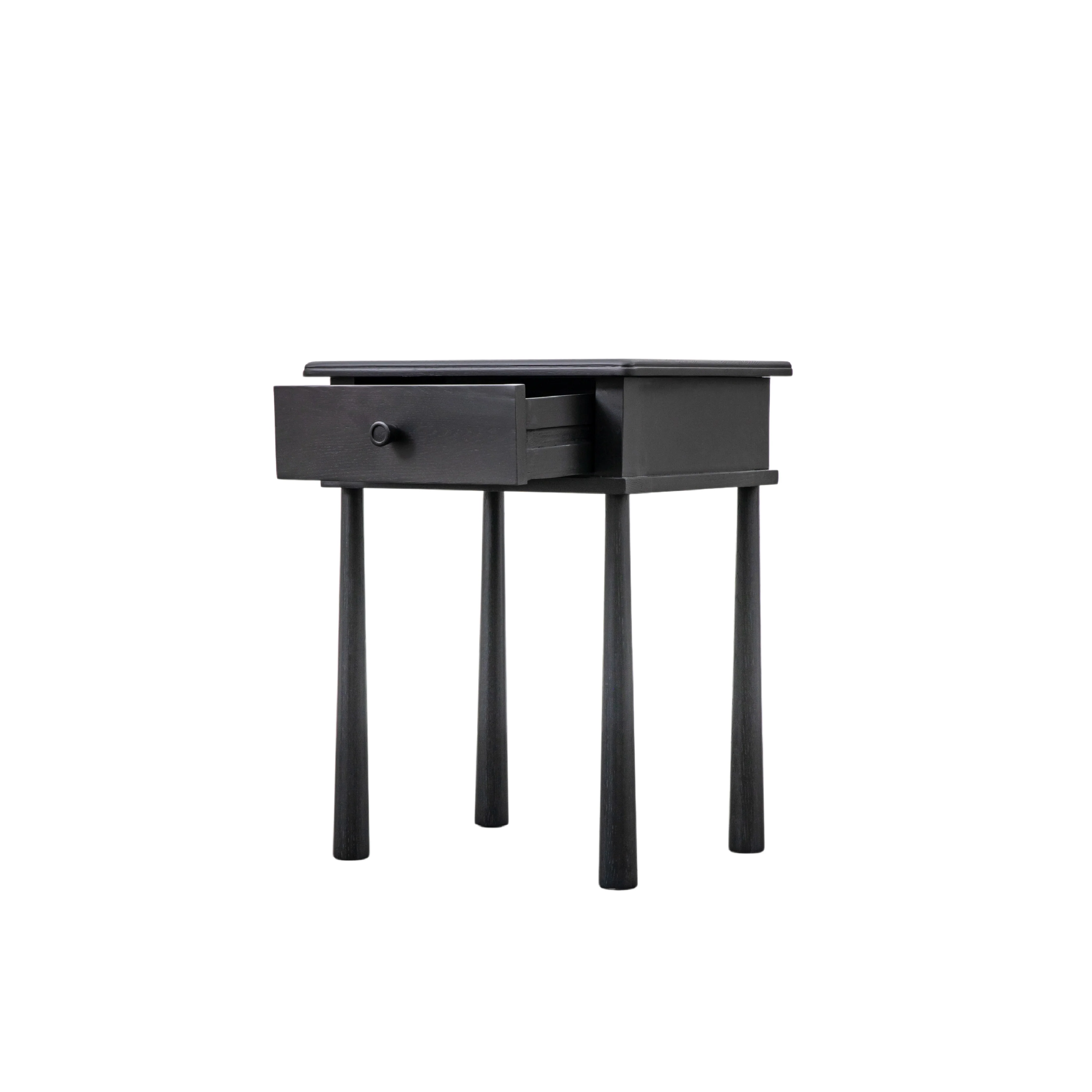 Wycombe Nordic Bedside Table | Black - Image 3
