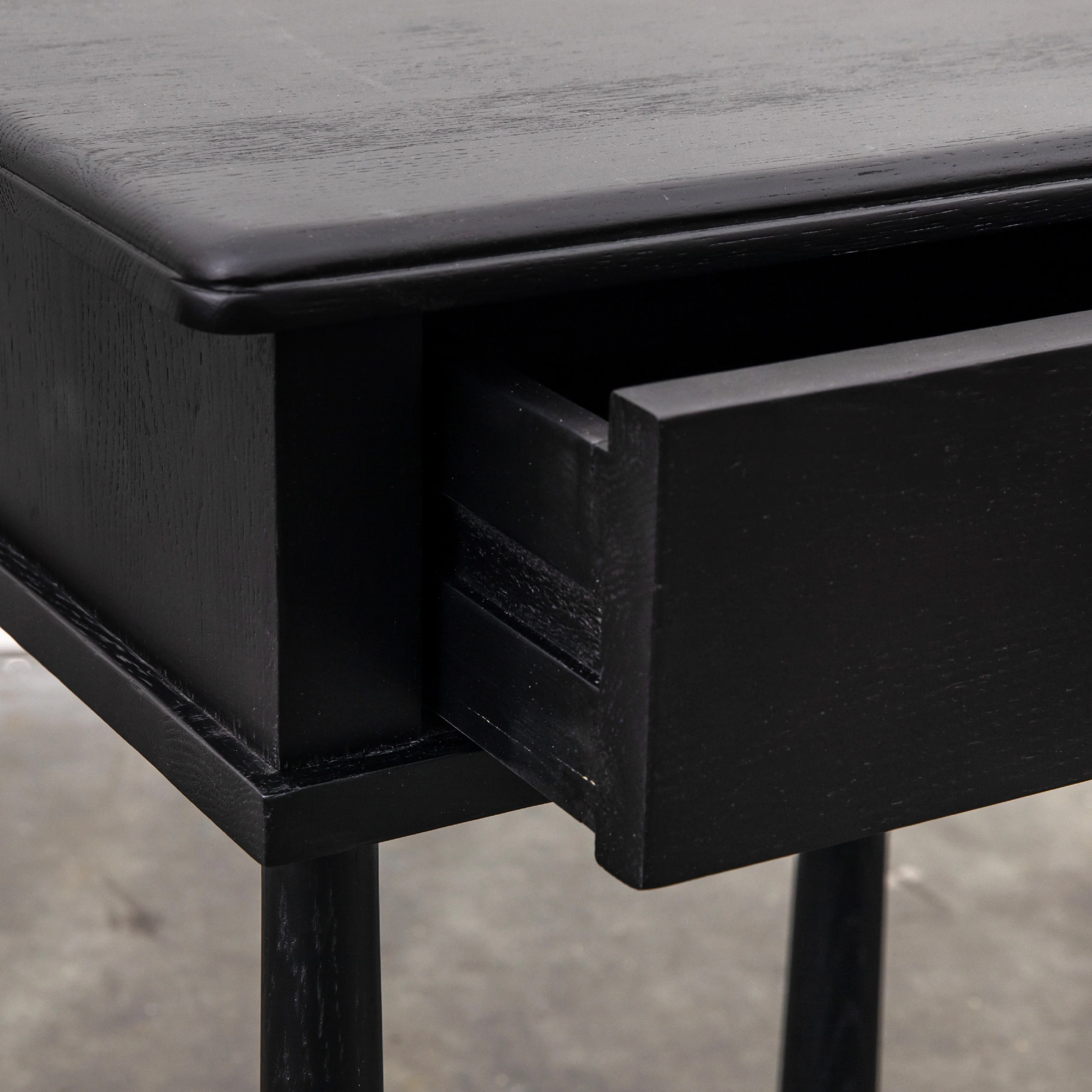 Wycombe Nordic Bedside Table | Black - Image 5