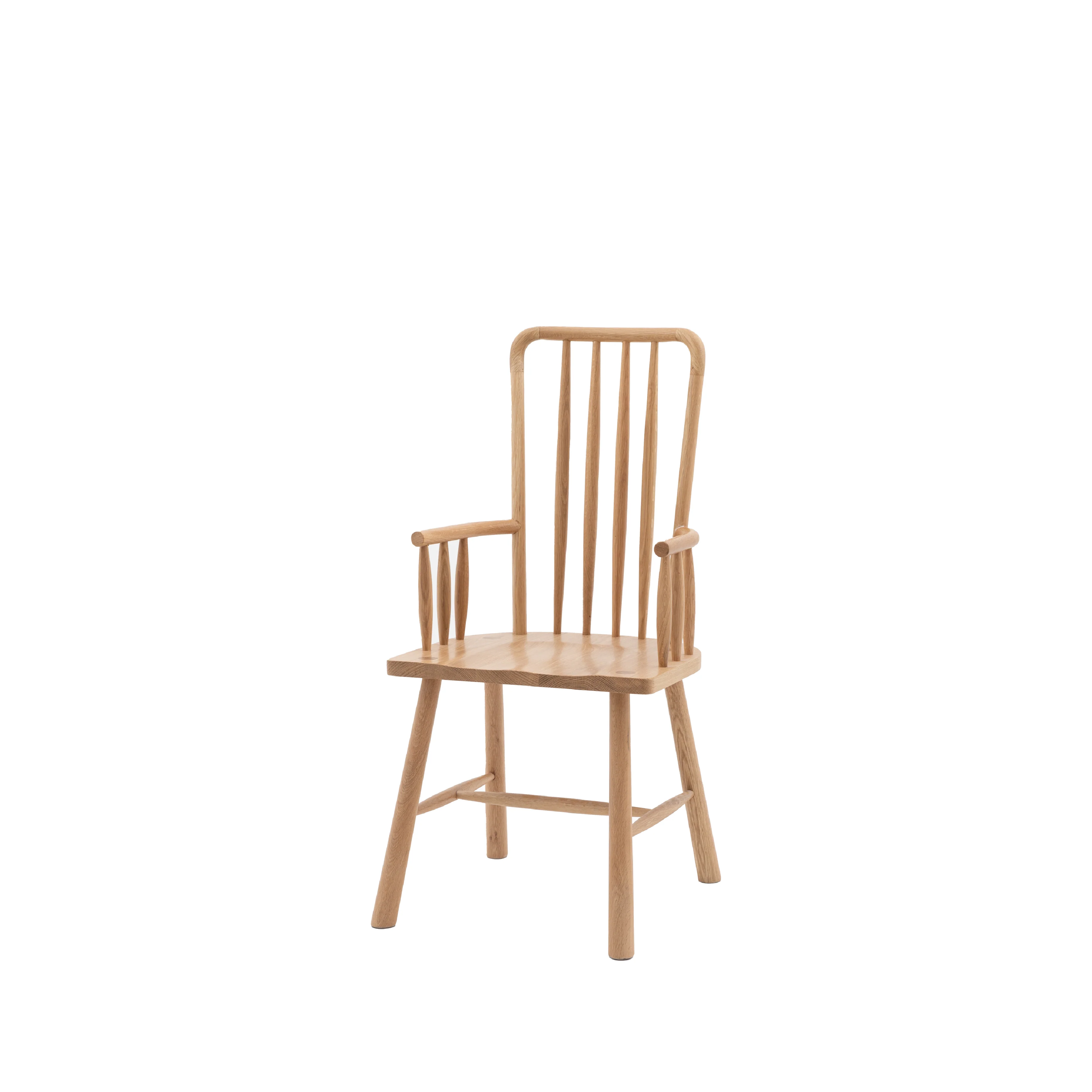 Wycombe Nordic Carver Dining Chairs | Natural | Set of 2 - Image 3