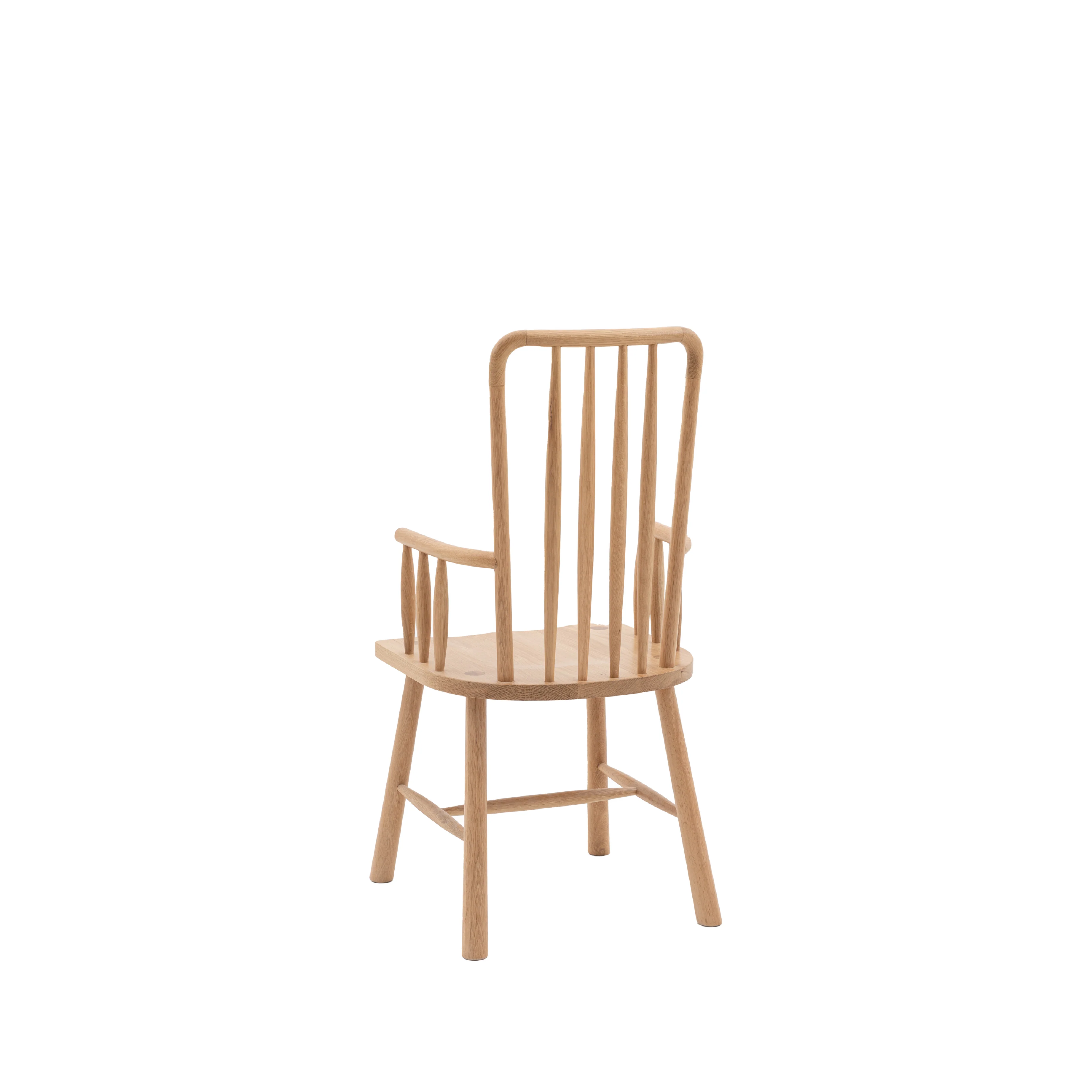 Wycombe Nordic Carver Dining Chairs | Natural | Set of 2 - Image 4