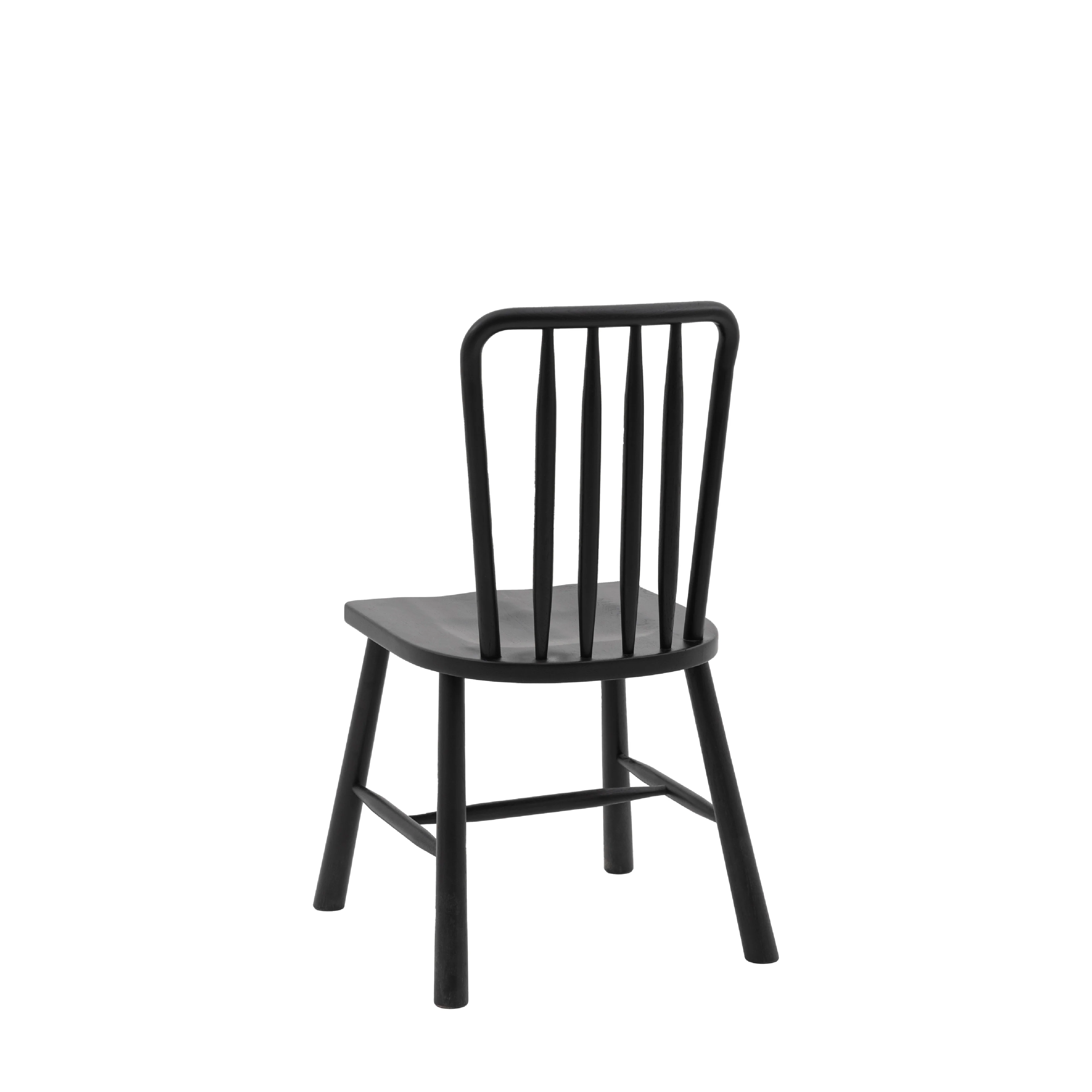 Wycombe Nordic Dining Chairs | Black | Set of 2 - Image 4