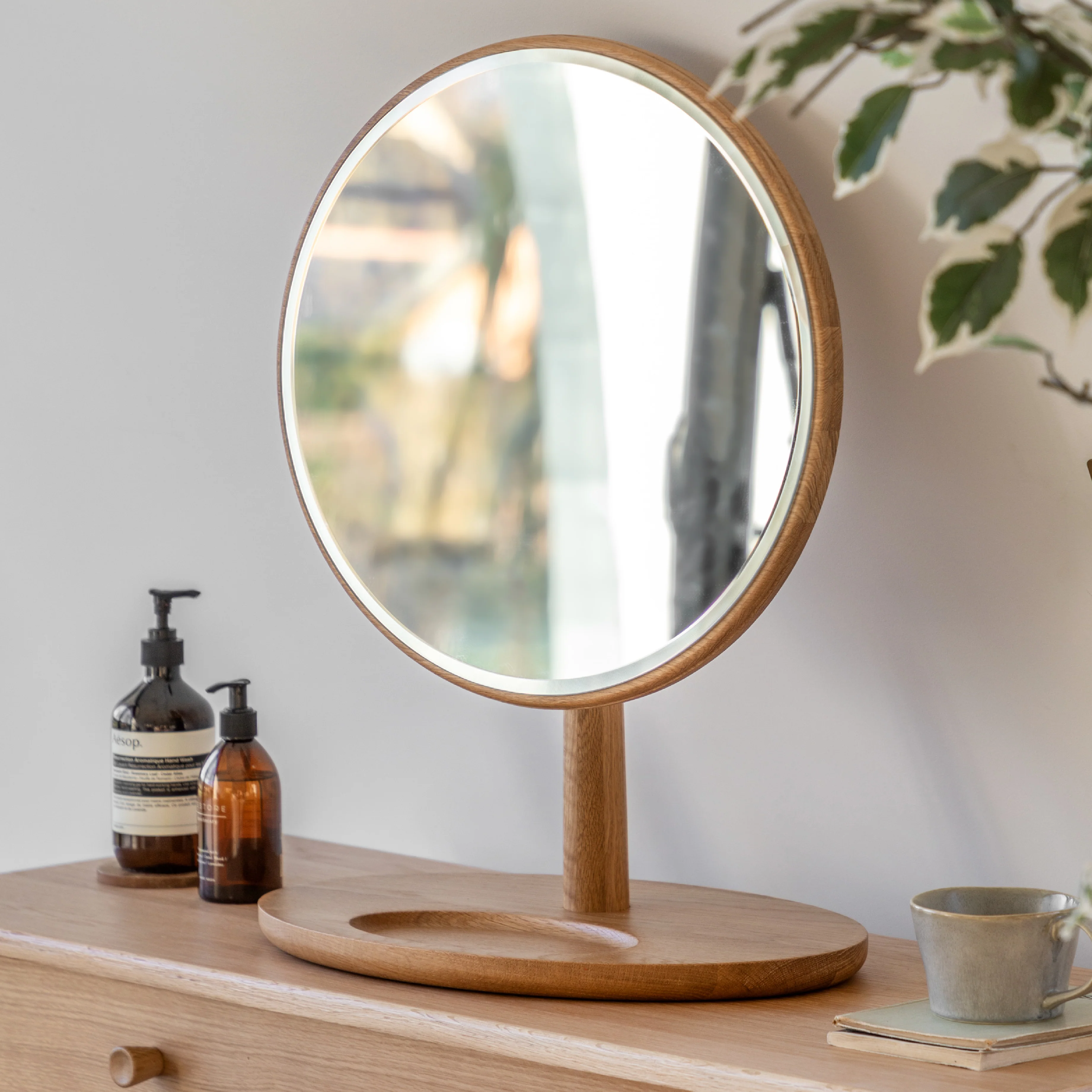 Wycombe Nordic Dressing Mirror | Natural - Image 2
