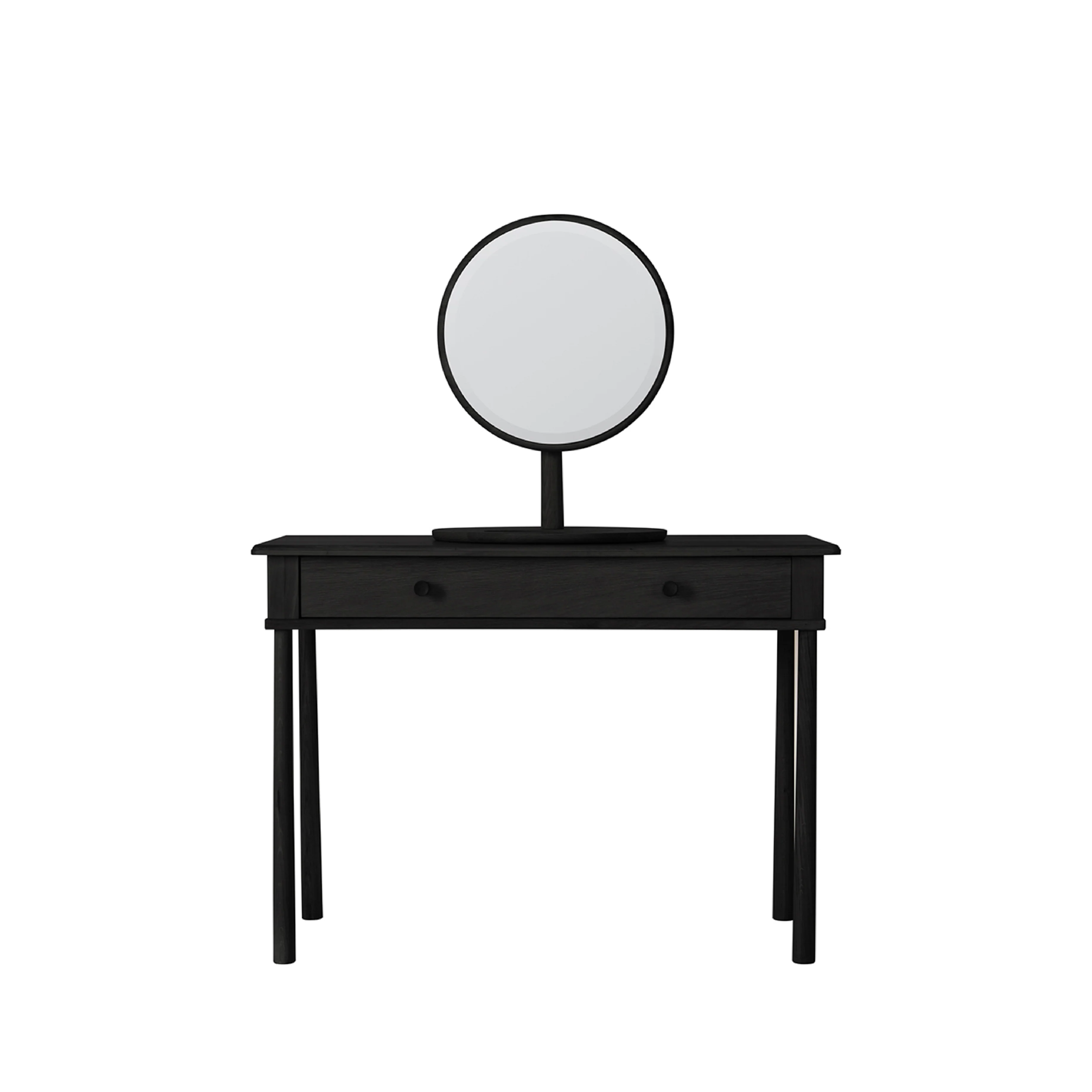 Wycombe Nordic Dressing Table | Black - Image 3